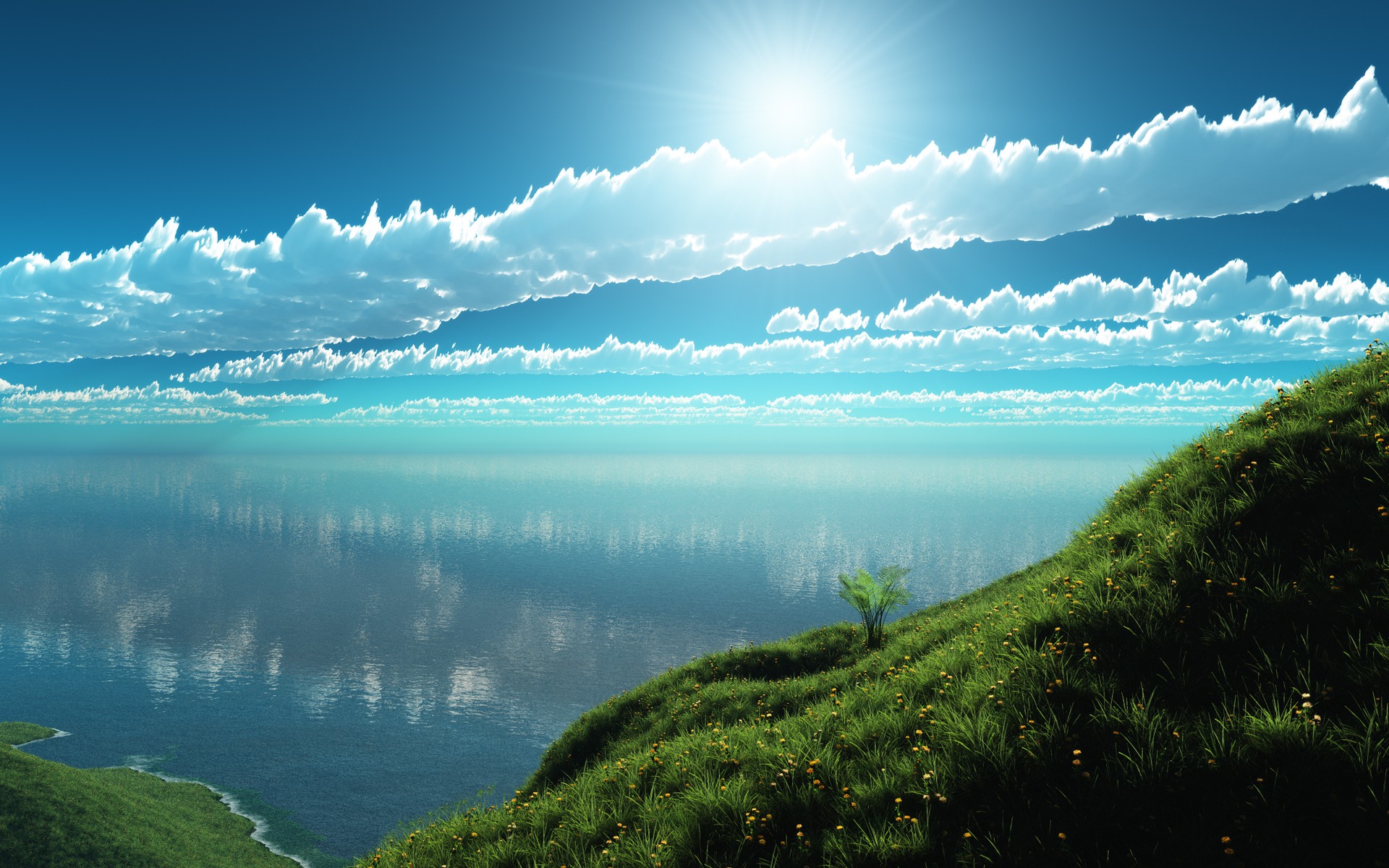 Download mobile wallpaper Landscape, Artistic for free.