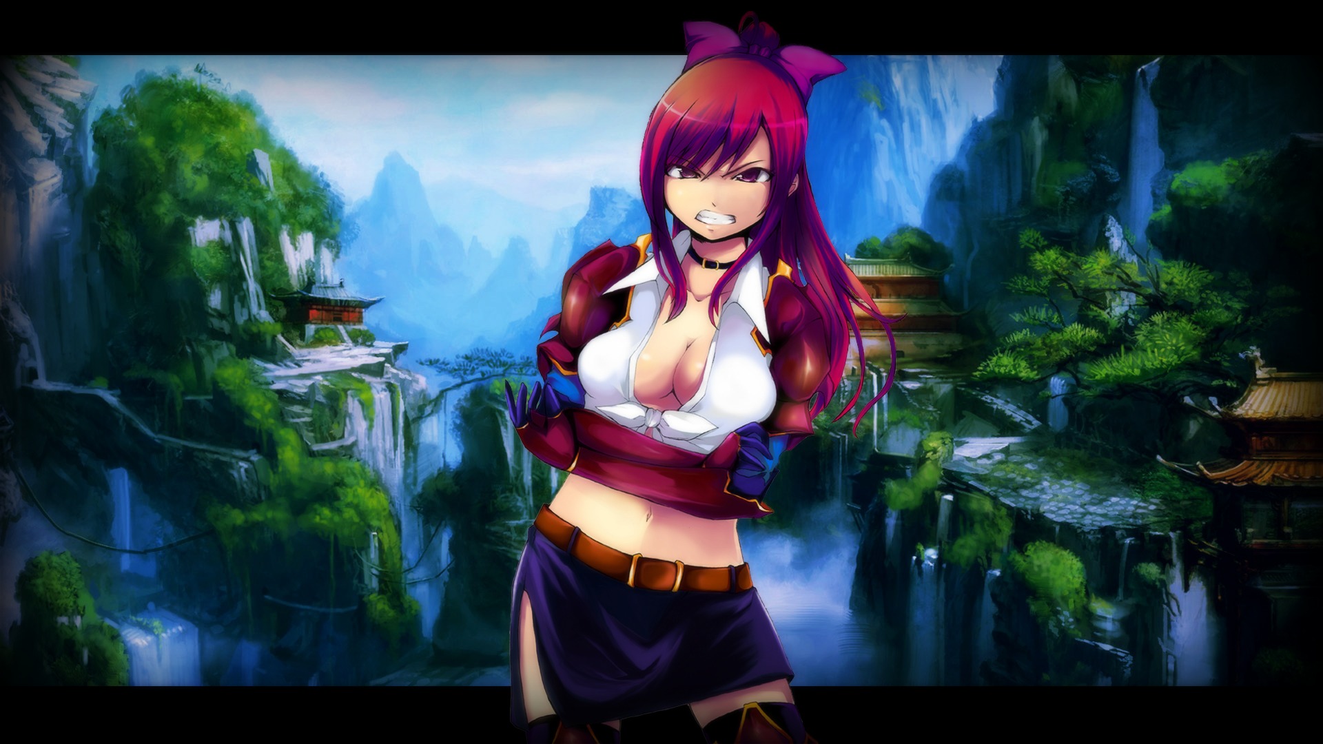 Free download wallpaper Anime, Red Hair, Fairy Tail, Erza Scarlet on your PC desktop