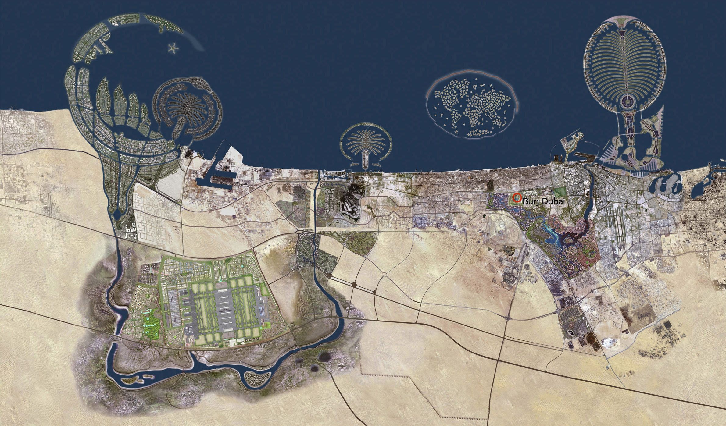 Laden Sie das Verschiedenes, Dubai, Palme, Insel, Stadtbild, Karte-Bild kostenlos auf Ihren PC-Desktop herunter