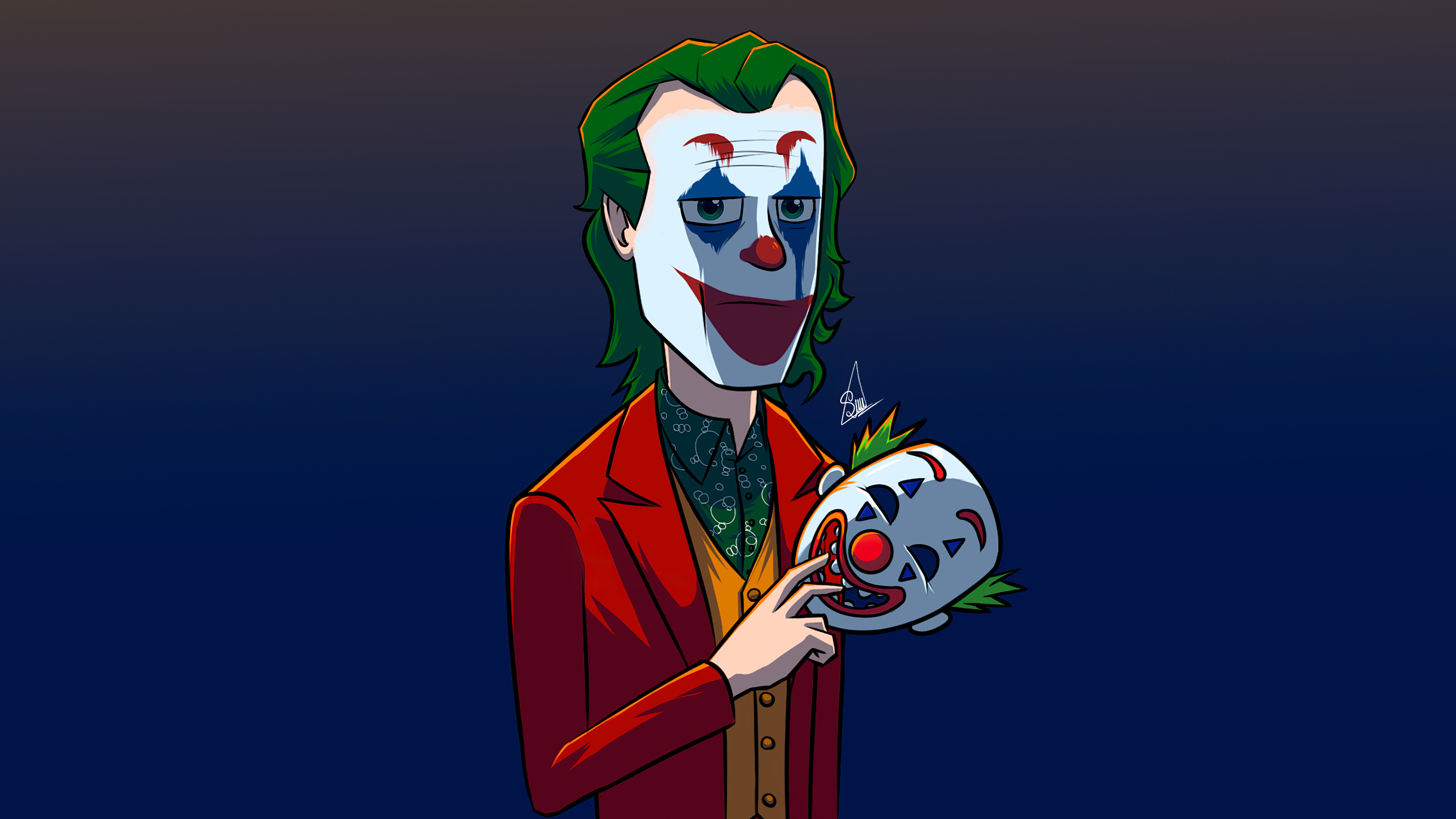 Handy-Wallpaper Joker, Comics, Dc Comics, Superschurke kostenlos herunterladen.