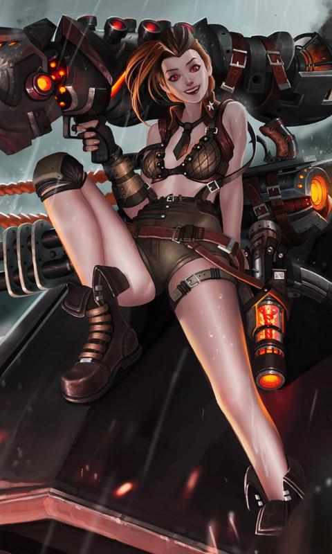 Download mobile wallpaper League Of Legends, Video Game, Jinx (League Of Legends) for free.