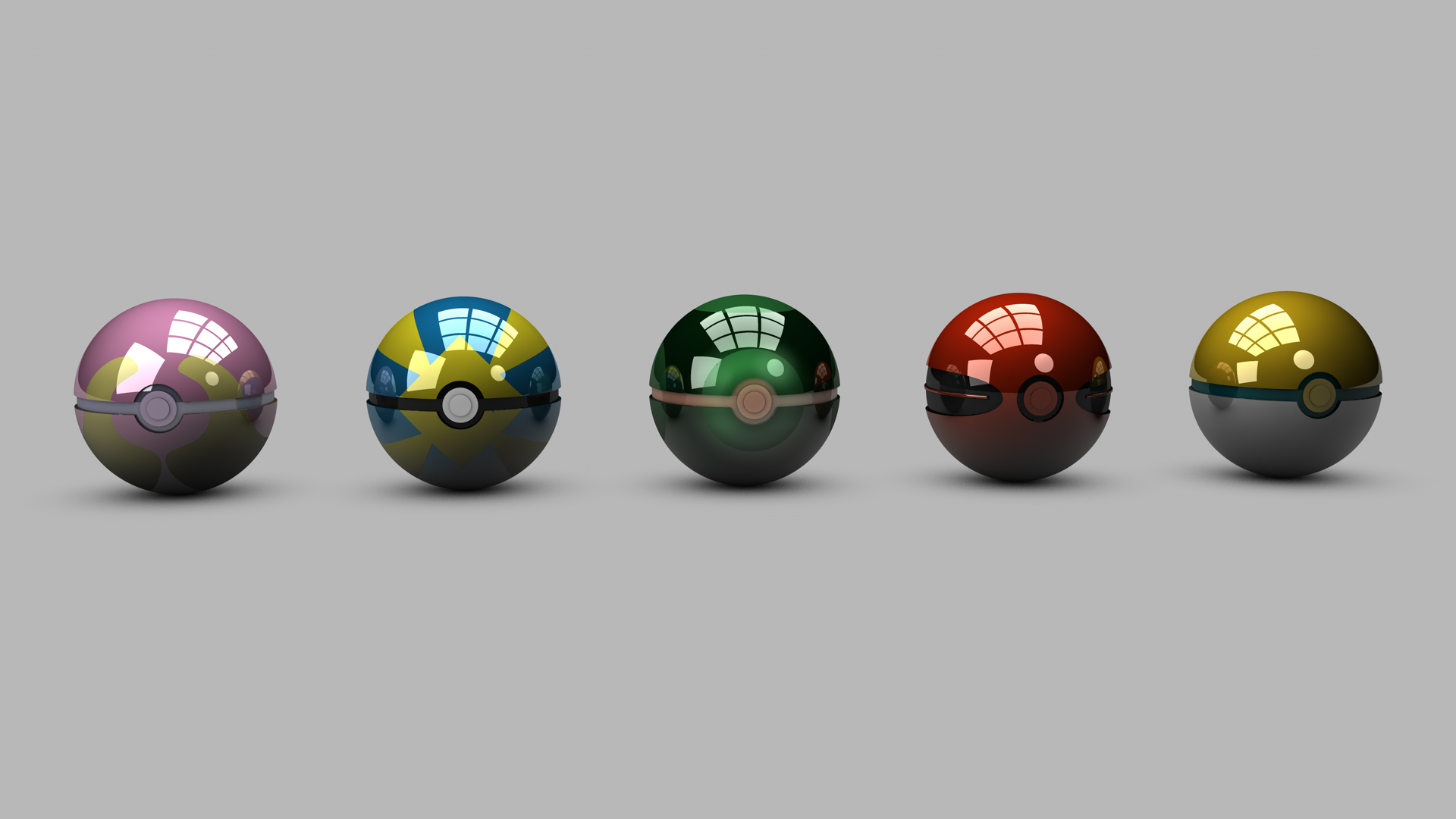 Download mobile wallpaper Anime, 3D, Pokémon, Pokeball for free.