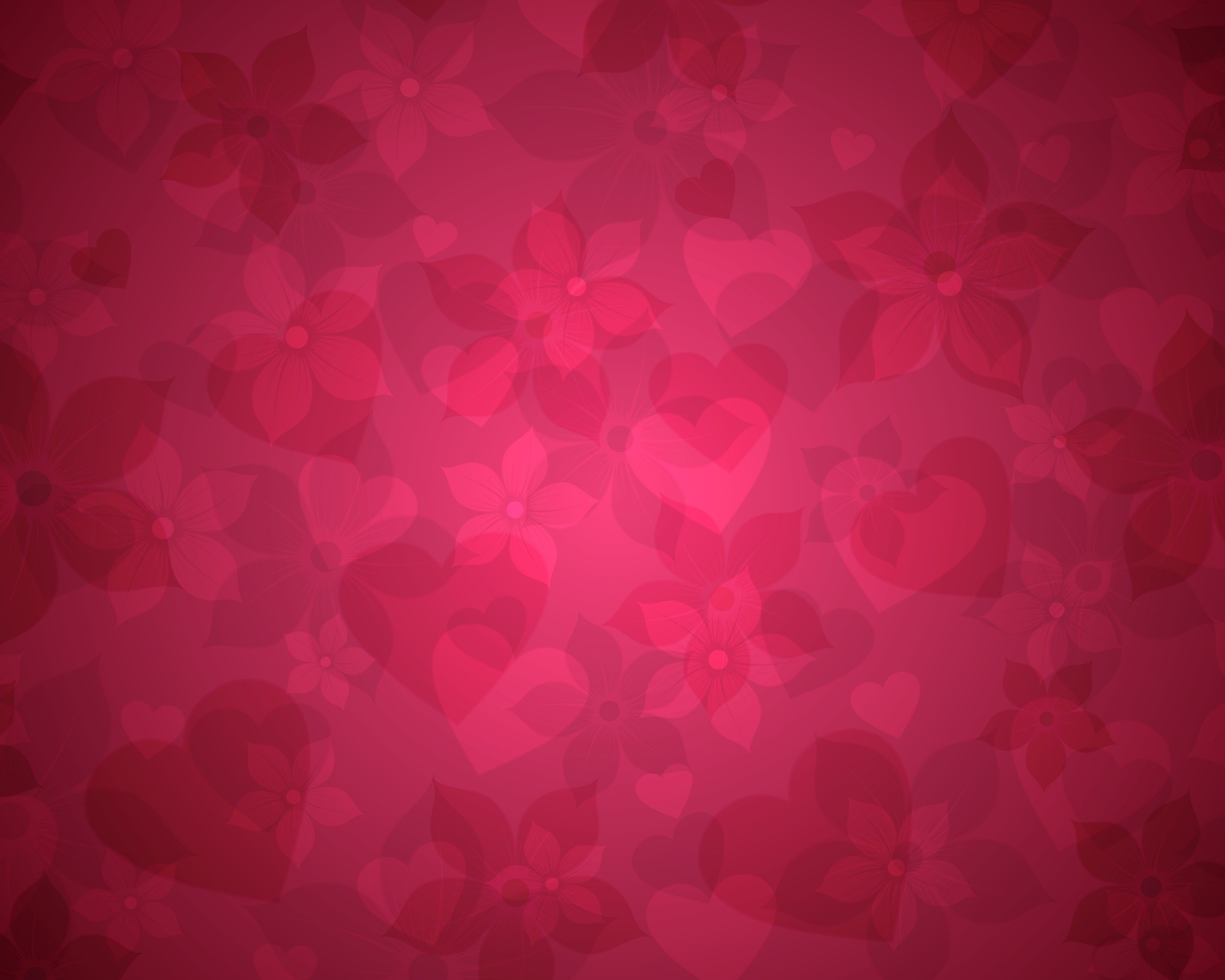 HD wallpaper pink, hearts, textures, heart, flowers, texture