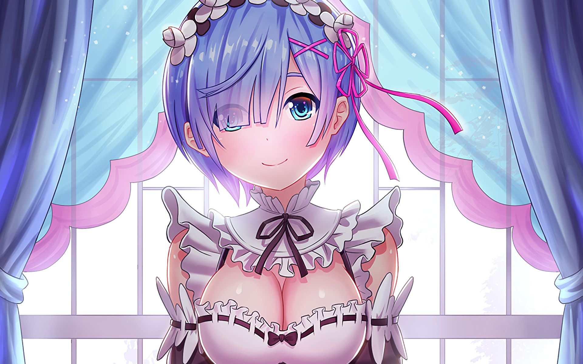 Handy-Wallpaper Animes, Re:zero Das Leben In Einer Anderen Welt Beginnen, Rem (Re: Null) kostenlos herunterladen.