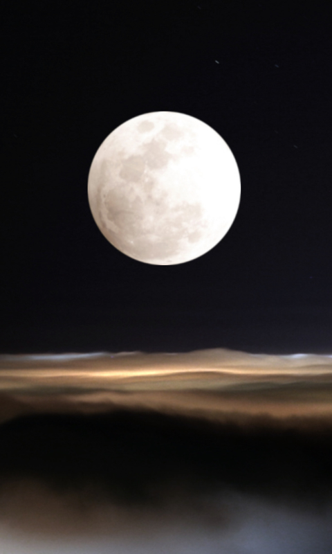 Download mobile wallpaper Moon, Earth for free.