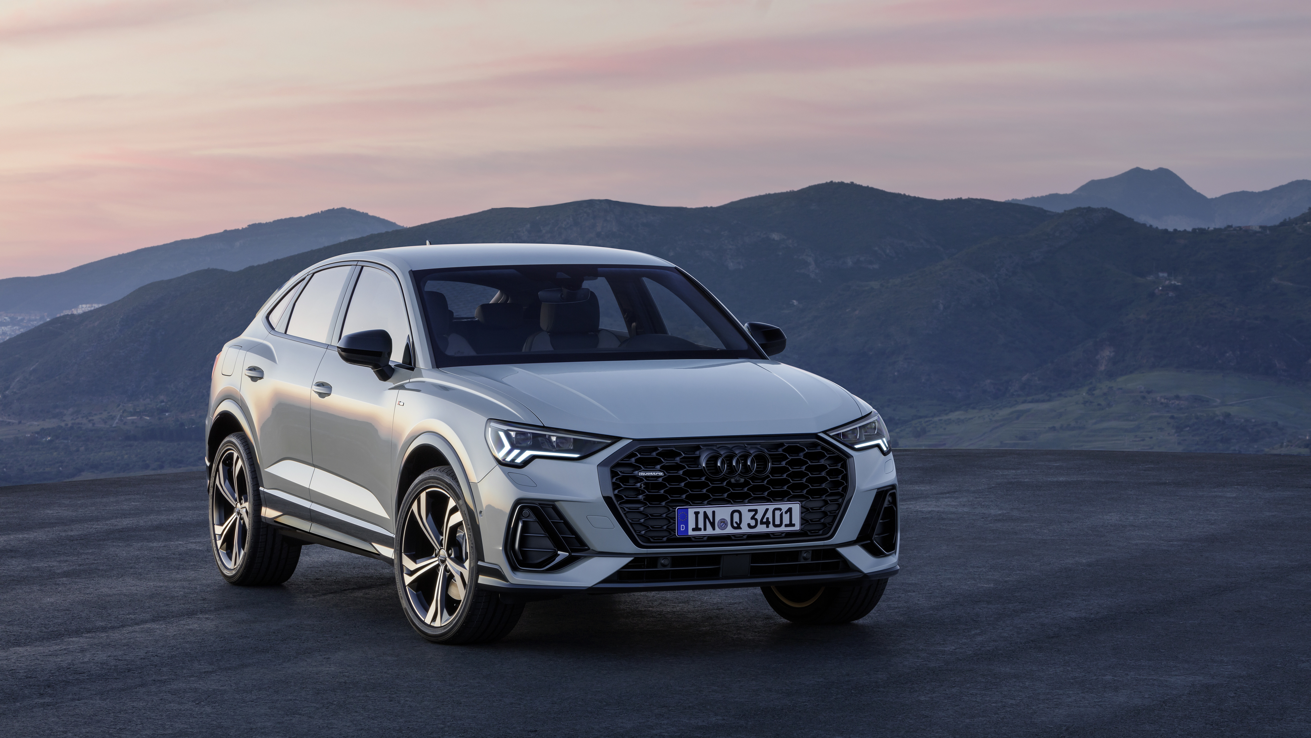 Download mobile wallpaper Audi, Car, Suv, Compact Car, Vehicles, White Car, Audi Q3, Crossover Car for free.