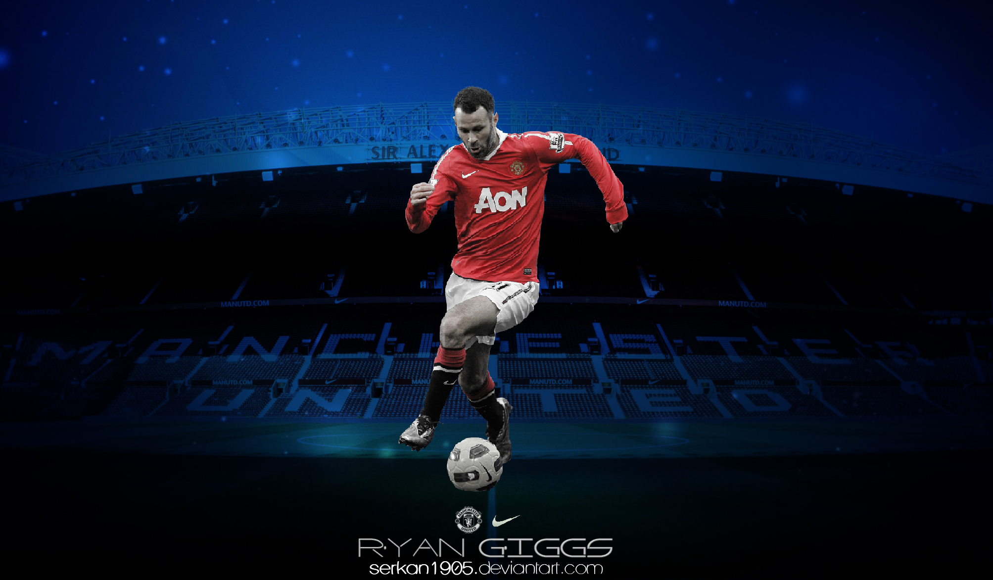 Free download wallpaper Sports, Manchester United F C, Ryan Giggs on your PC desktop