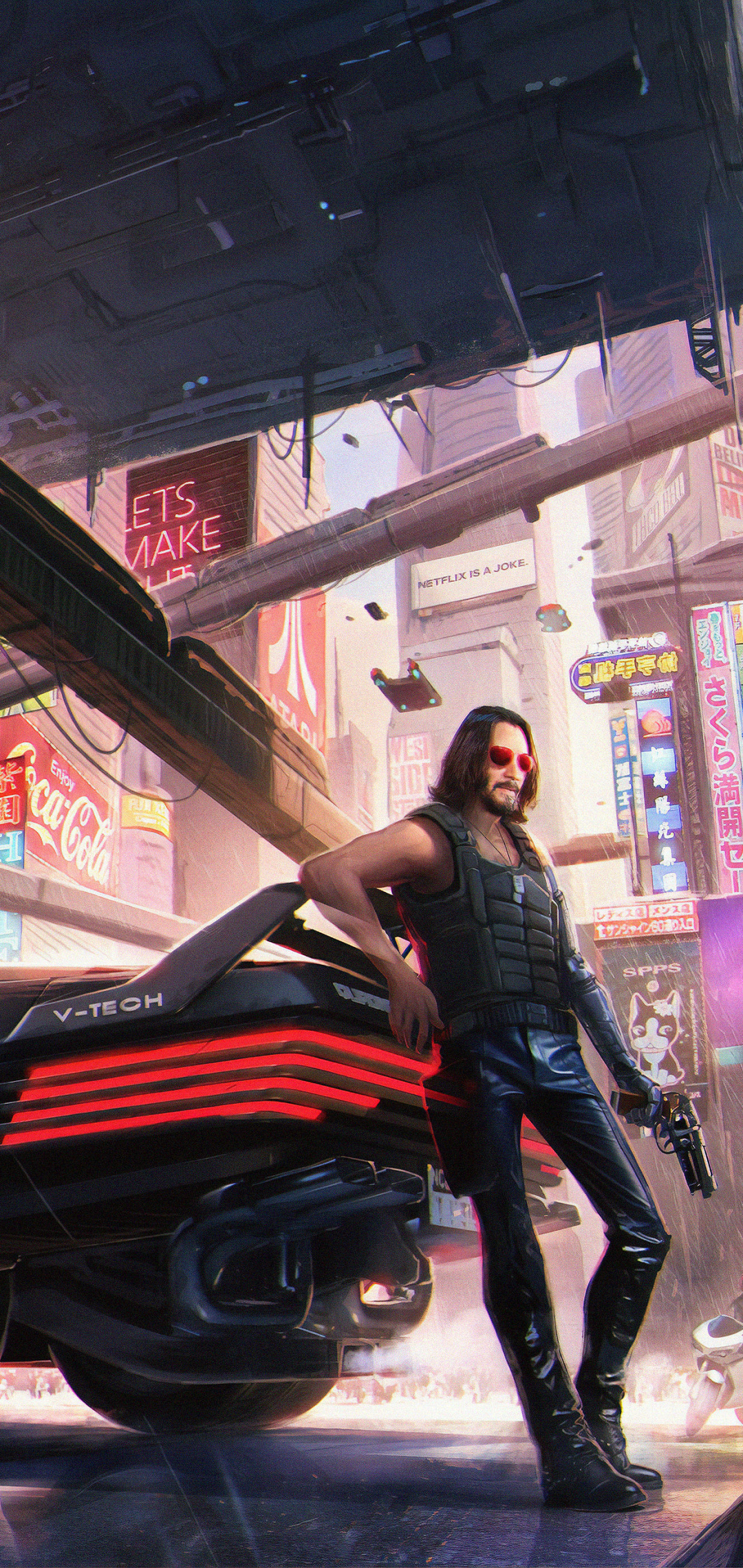 Download mobile wallpaper Video Game, Cyberpunk 2077, Johnny Silverhand for free.