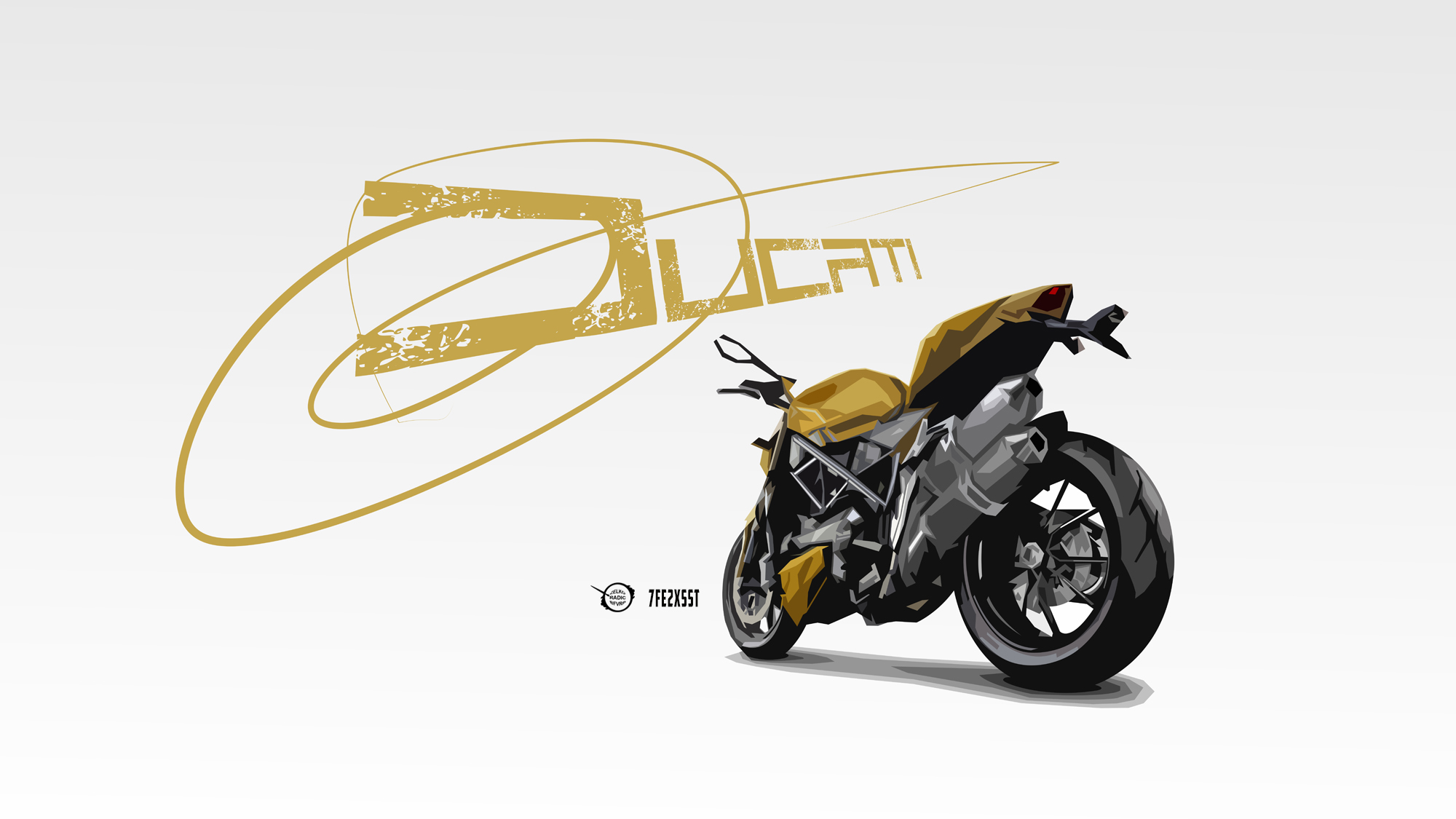 Download mobile wallpaper Motorcycles, Ducati, Motorcycle, Simple, Vehicles for free.