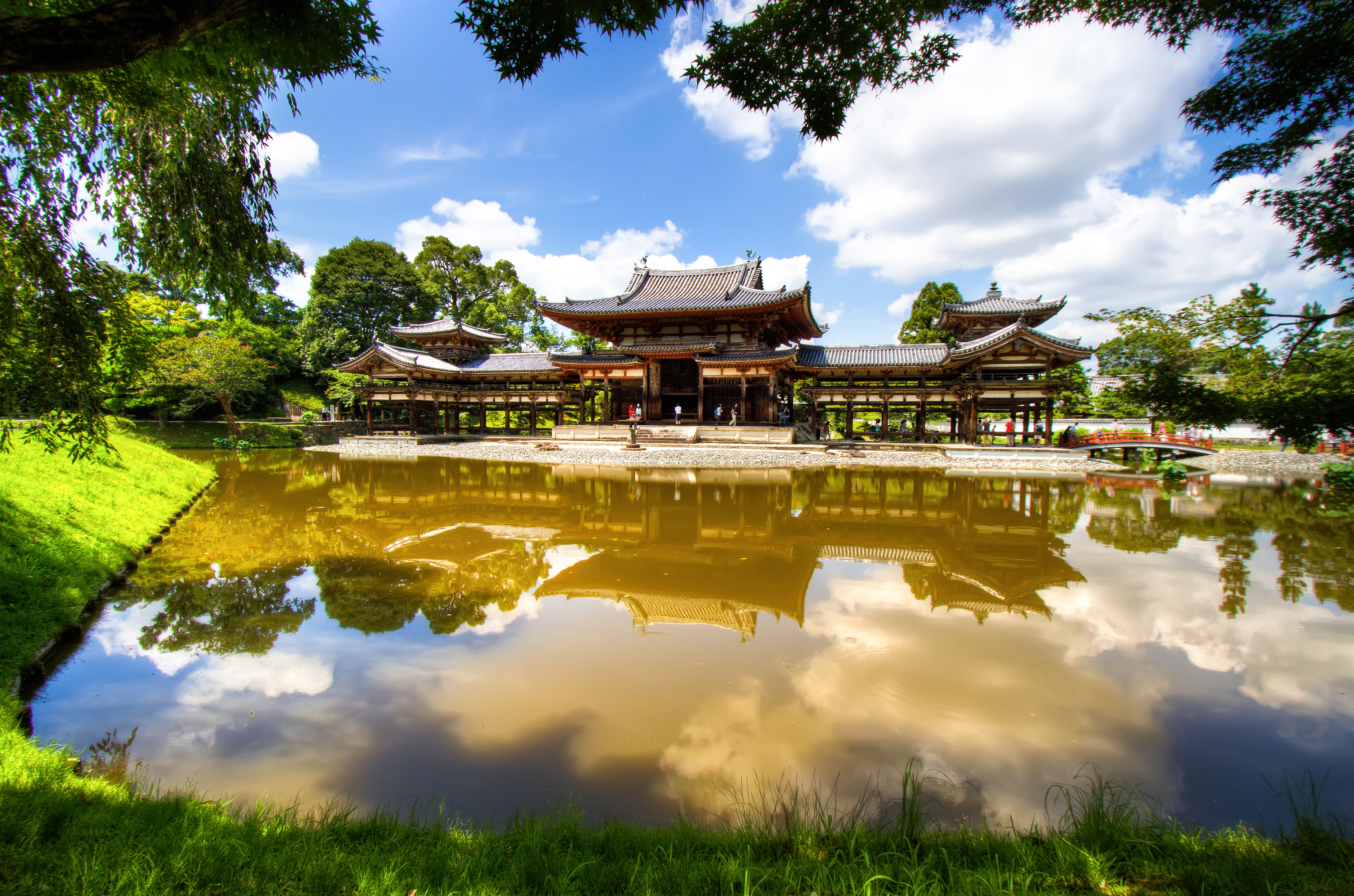 1523204 baixar papel de parede religioso, byōdō in, parque, reflecção, templo, uji, templos - protetores de tela e imagens gratuitamente