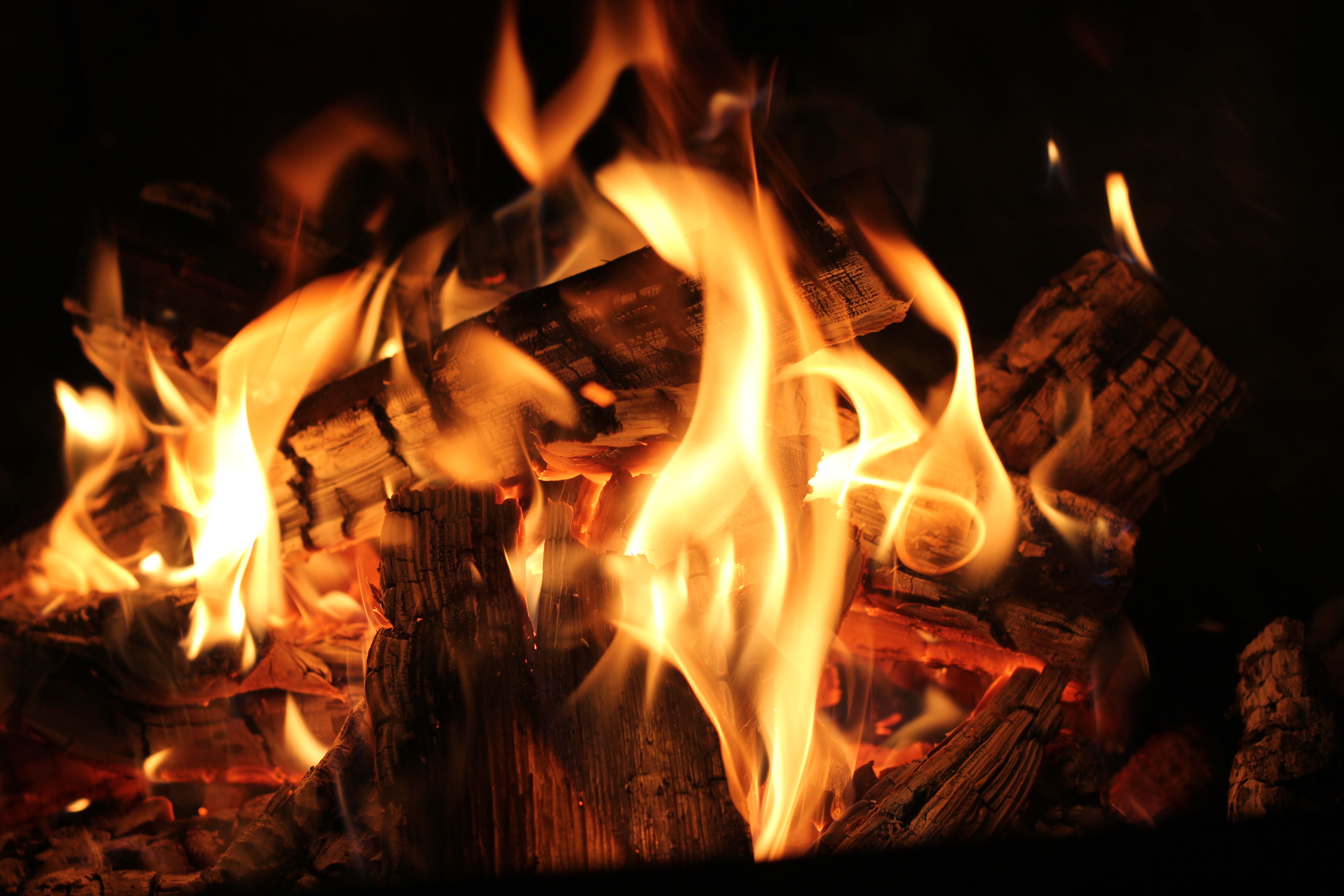 Free download wallpaper Coals, Firewood, Flame, Miscellanea, Fire, Miscellaneous, Bonfire on your PC desktop