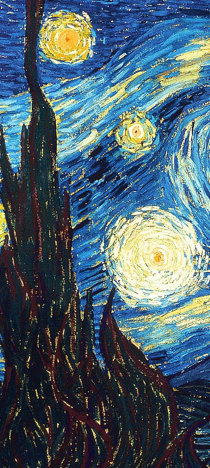 Handy-Wallpaper Malerei, Vincent Van Gogh, Nacht, Künstlerisch kostenlos herunterladen.