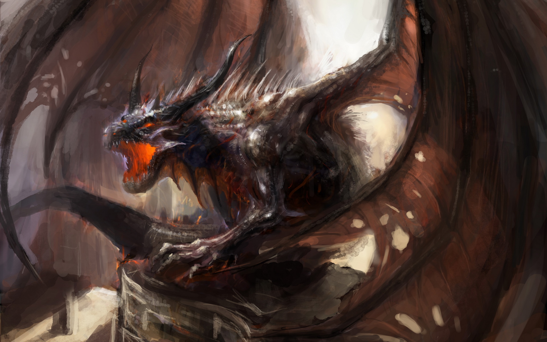 Free download wallpaper Fantasy, Dragon on your PC desktop