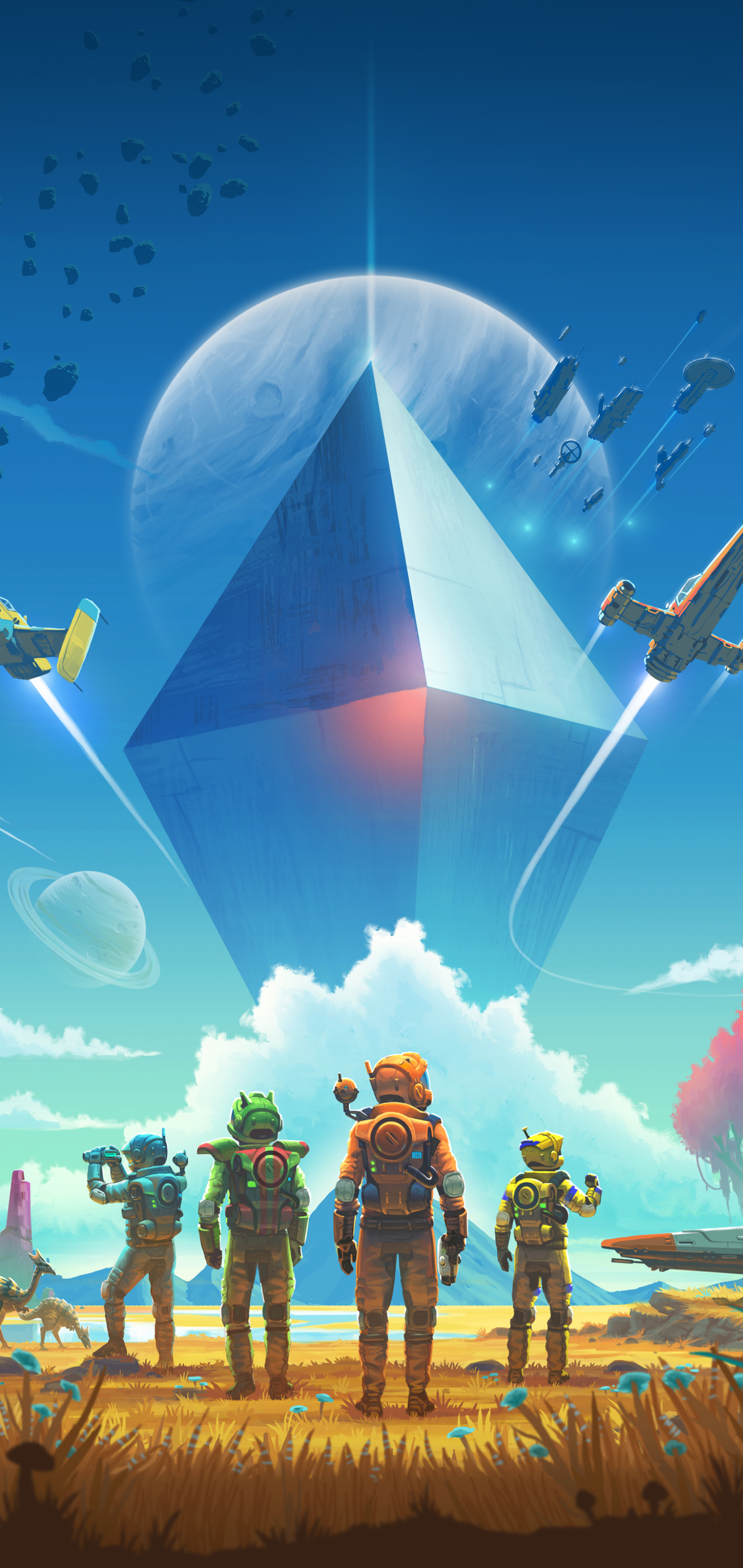 Download mobile wallpaper Spaceship, Video Game, No Man's Sky for free.