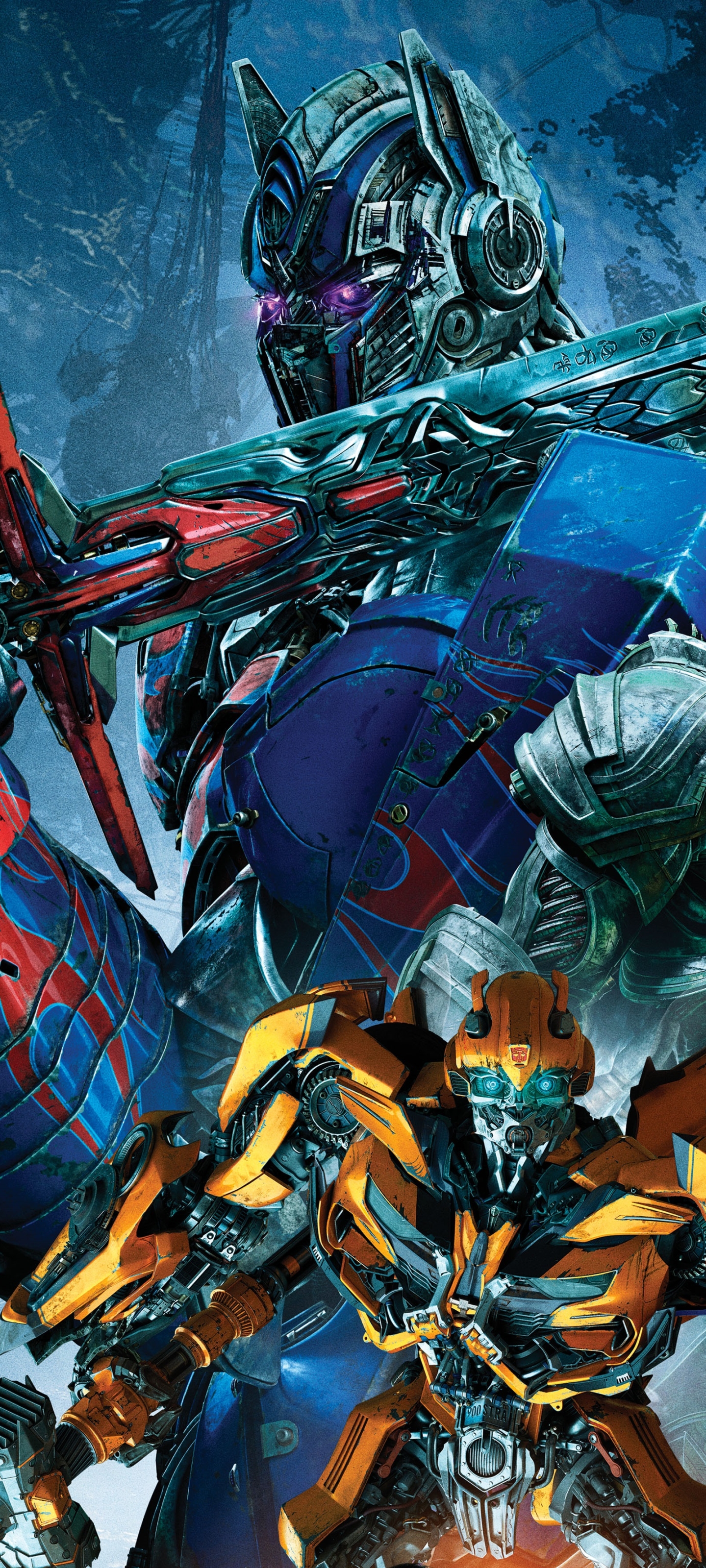 Baixar papel de parede para celular de Transformadores, Filme, Megatron, Optimus Prime, Bumblebee (Transformers), Transformers: O Último Cavaleiro gratuito.