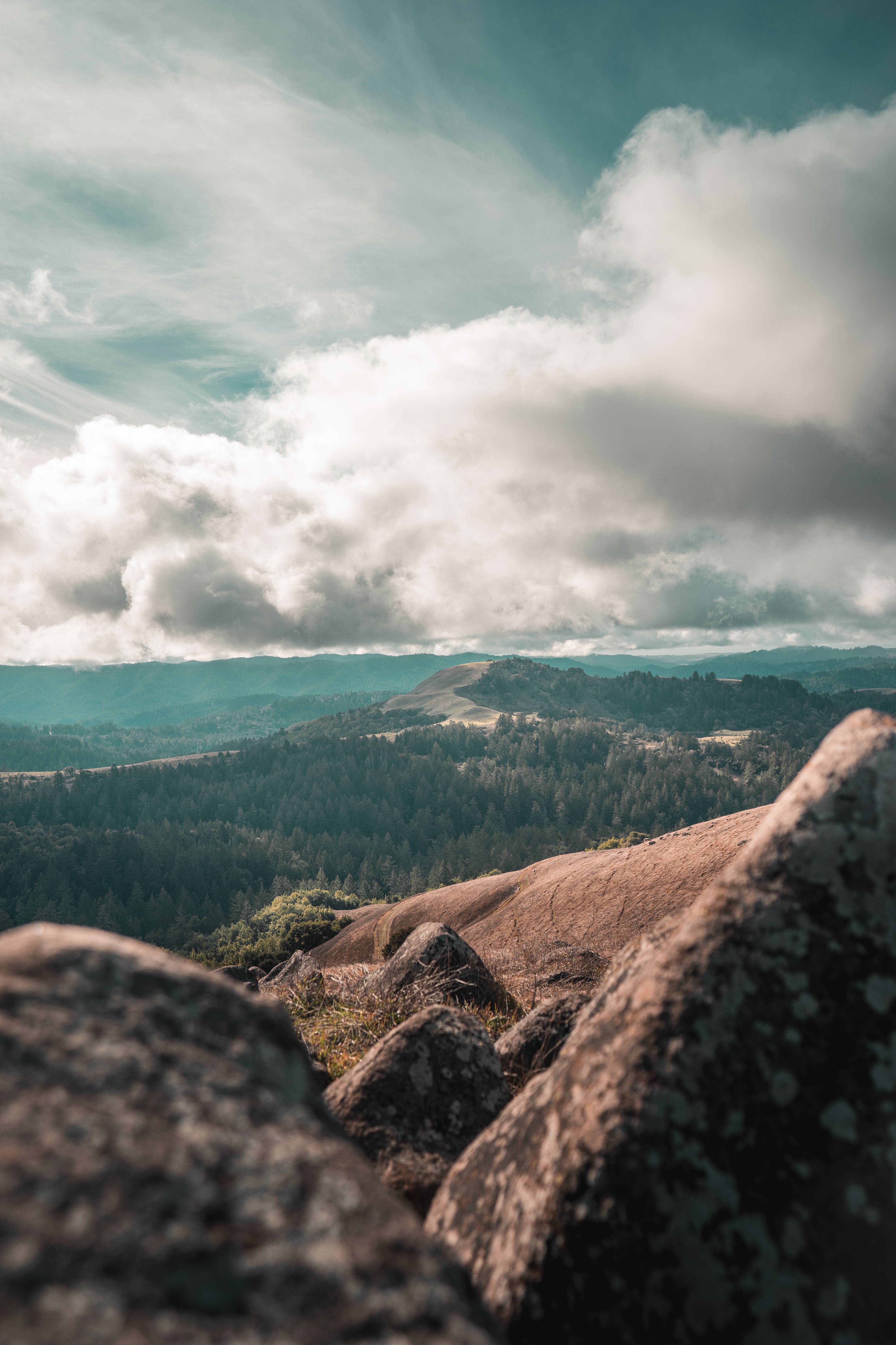 Free download wallpaper Mountains, Hills, Nature, Stones, Clouds, Landscape on your PC desktop