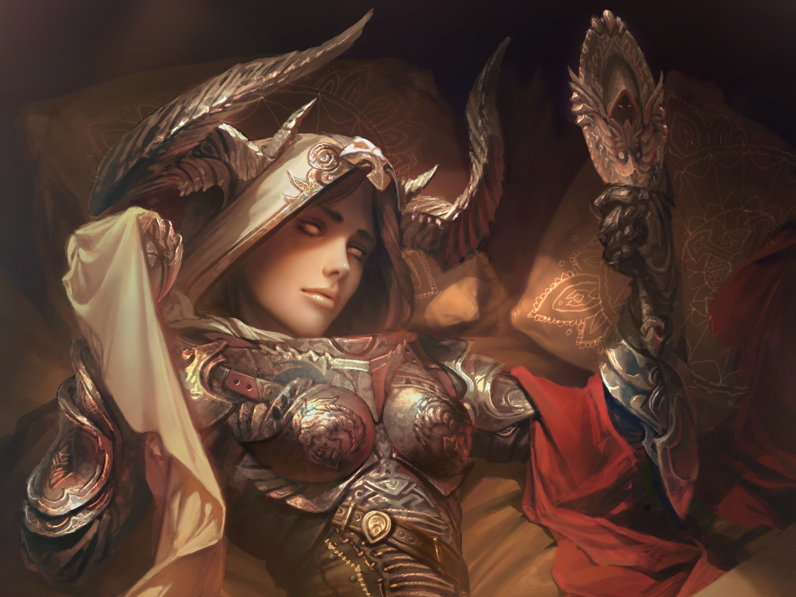 Download mobile wallpaper Diablo, Armor, Video Game, Woman Warrior, Diablo Iii, Demon Hunter (Diablo Iii) for free.