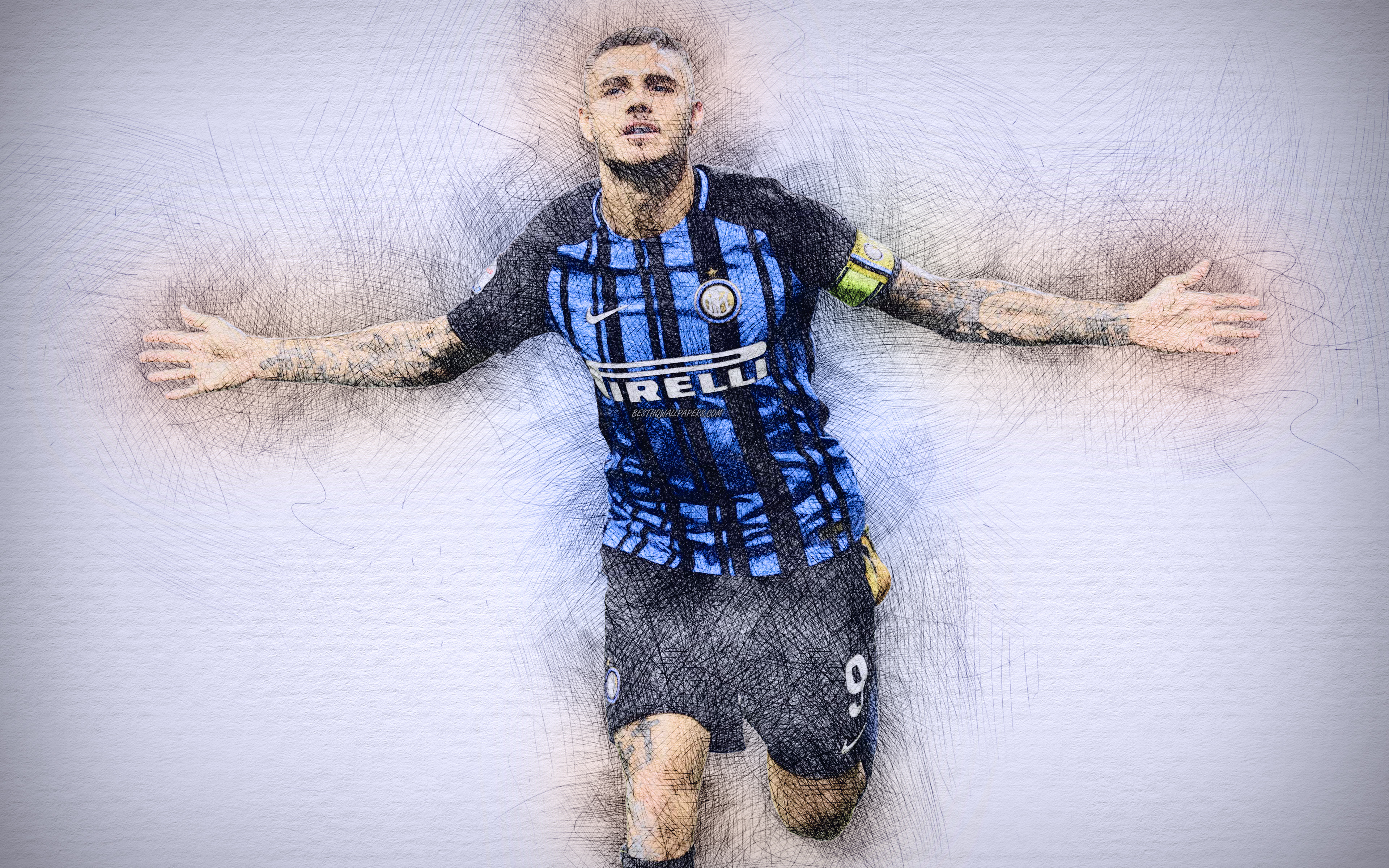 Download mobile wallpaper Sports, Soccer, Inter Milan, Mauro Icardi for free.