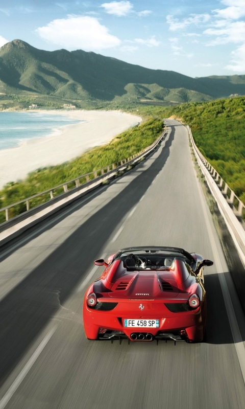無料モバイル壁紙フェラーリ, フェラーリ 458 イタリア, 乗り物をダウンロードします。