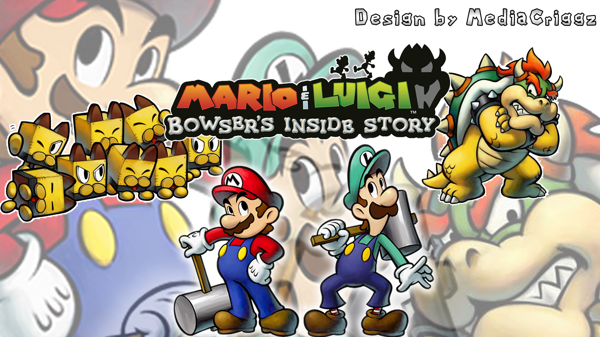 Handy-Wallpaper Mario & Luigi: Abenteuer Bowser, Luigi, Bowser, Mario, Computerspiele kostenlos herunterladen.