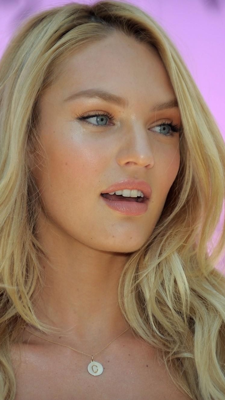 Handy-Wallpaper Blond, Gesicht, Frauen, Blaue Augen, Blondinen, Darstellerin, Candice Swanepoel, Südafrikanisch kostenlos herunterladen.