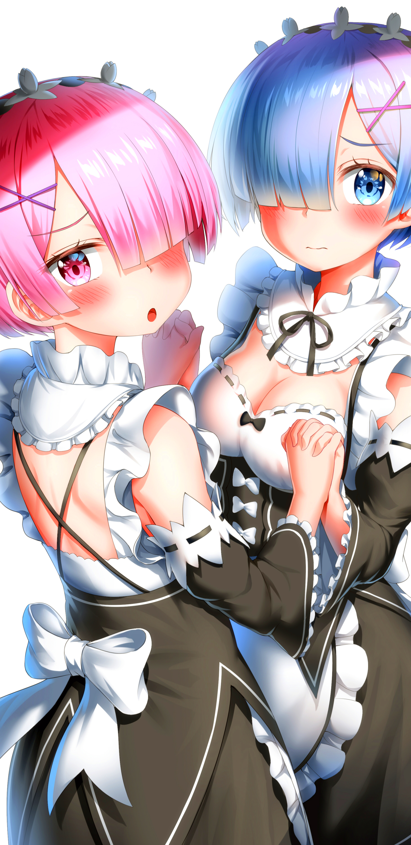 Download mobile wallpaper Anime, Re:zero Starting Life In Another World, Ram (Re:zero), Rem (Re:zero) for free.