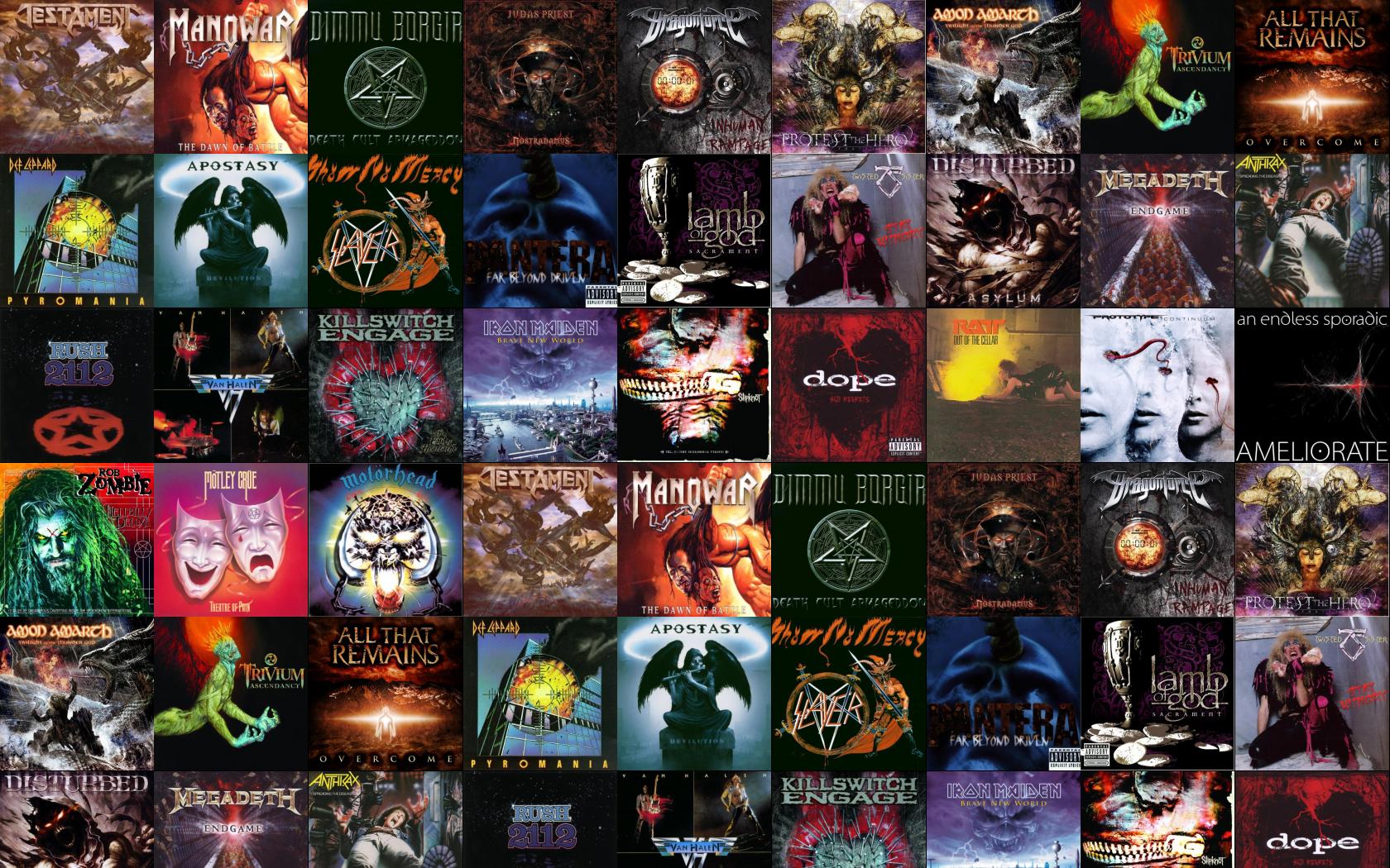 Free download wallpaper Music, Collage, Heavy Metal on your PC desktop