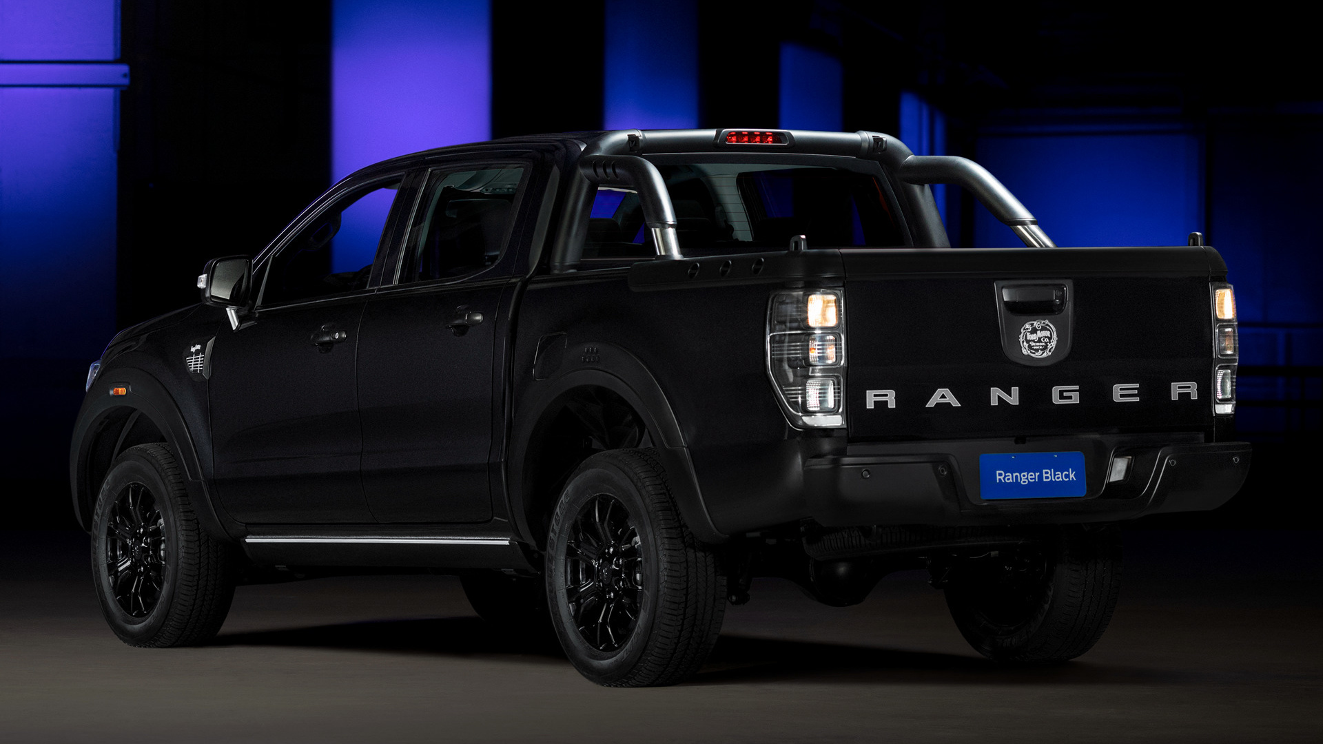 Завантажити шпалери Ford Ranger Black Concept на телефон безкоштовно