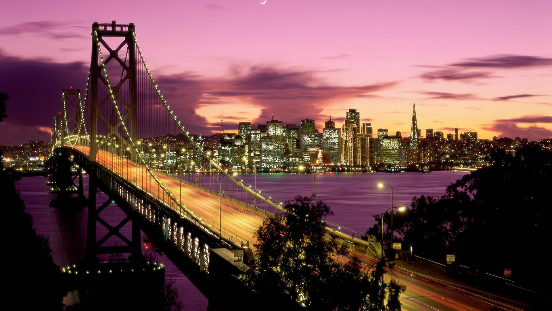 Скачати мобільні шпалери Бей Брідж, Сан Франциско, Мости, Створено Людиною безкоштовно.