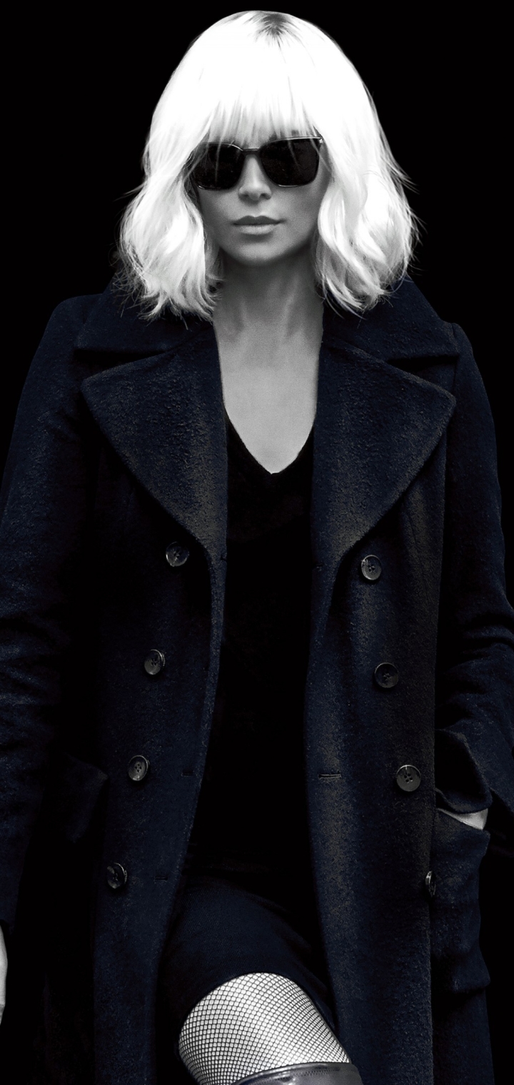 Download mobile wallpaper Charlize Theron, Sunglasses, Movie, Atomic Blonde for free.
