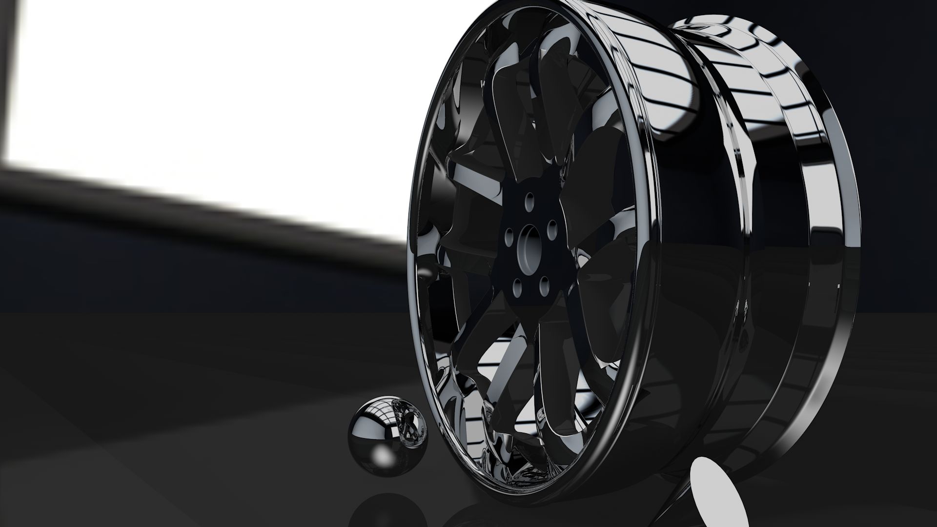 Download mobile wallpaper 3D, Wheel, Cgi, Vehicles for free.