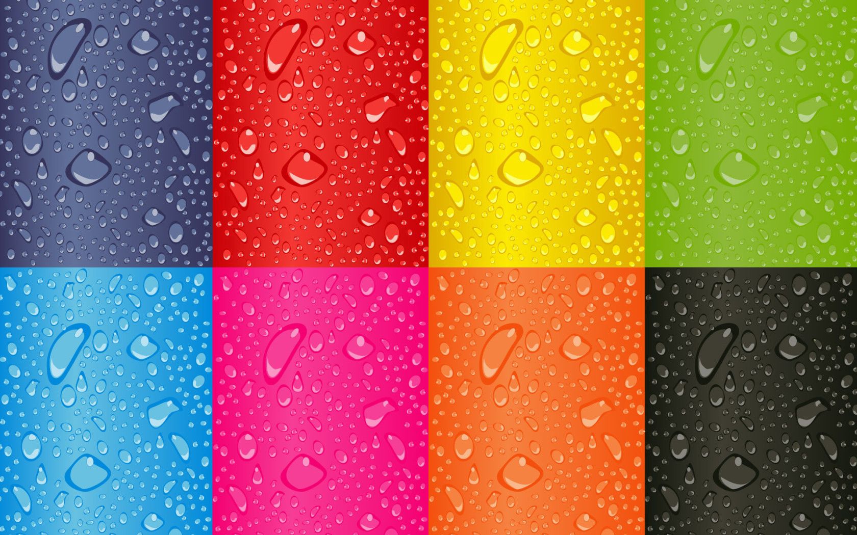 Download mobile wallpaper Color, Water, Drops, Textures, Rainbow, Texture for free.