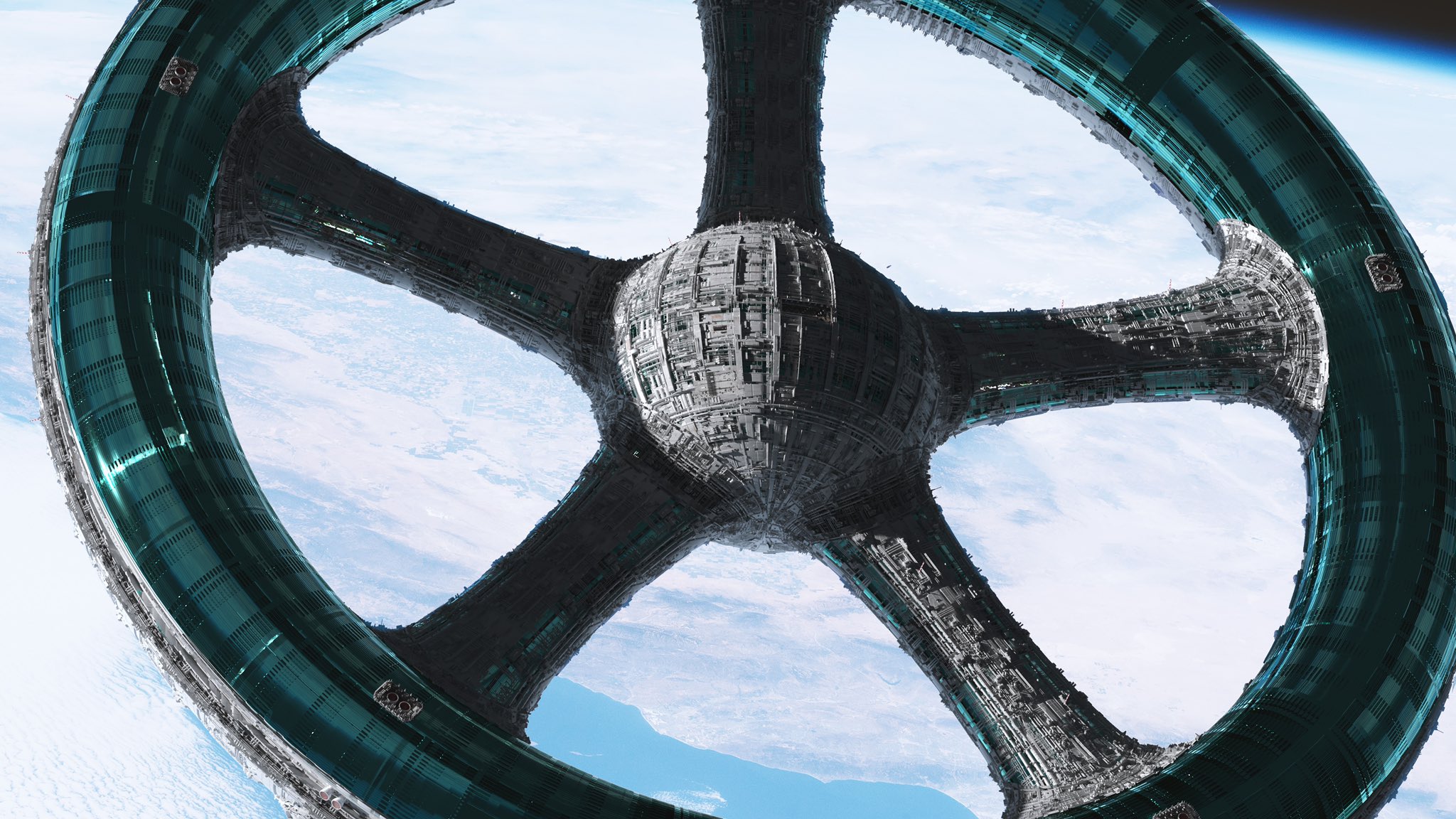 Download mobile wallpaper Sci Fi, Space Station for free.