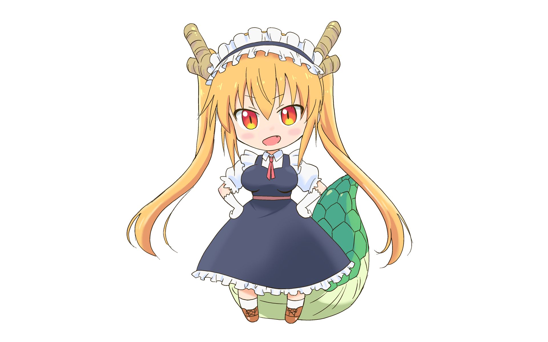 miss kobayashi's dragon maid, anime, kobayashi san chi no maid dragon, tohru (miss kobayashi's dragon maid)