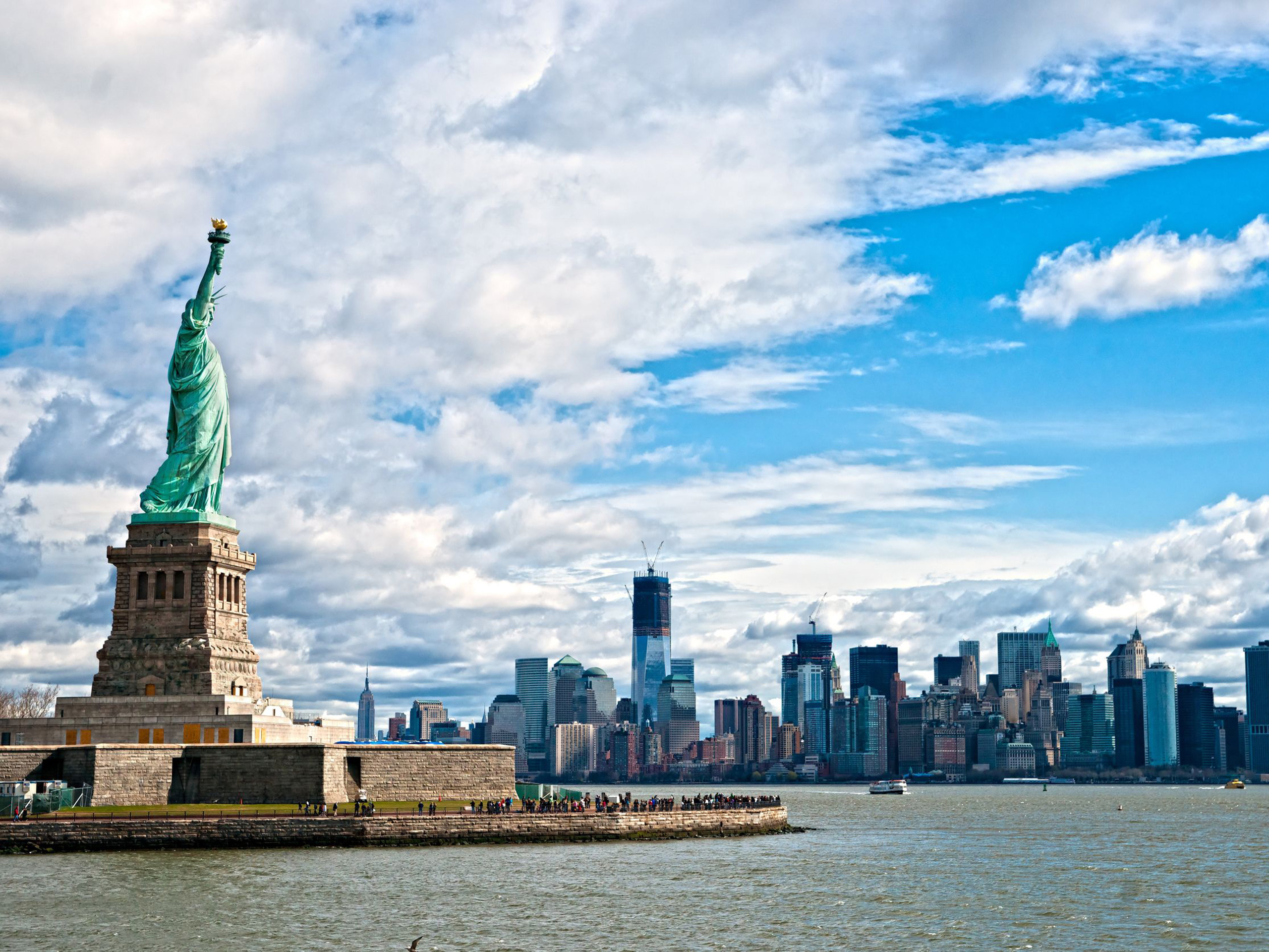 Handy-Wallpaper Statue Of Liberty, Architektur kostenlos herunterladen.
