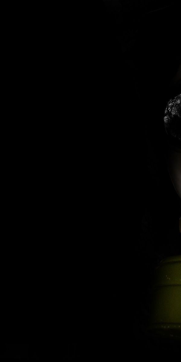 Desktop wallpaper: Gas Mask, Dark 4K free download for PC. 164032