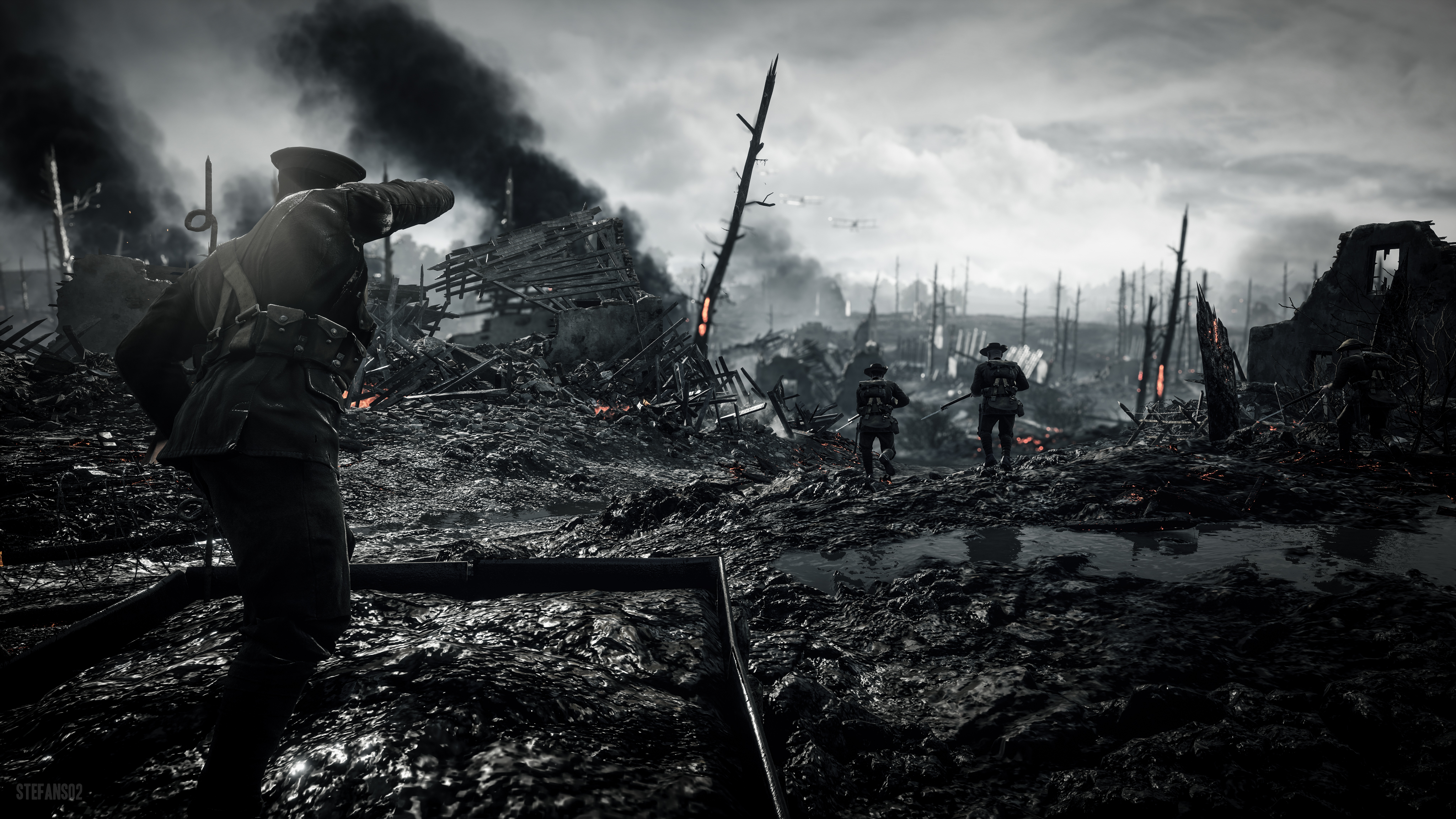 Descarga gratuita de fondo de pantalla para móvil de Campo De Batalla, Soldado, Videojuego, Battlefield 1.