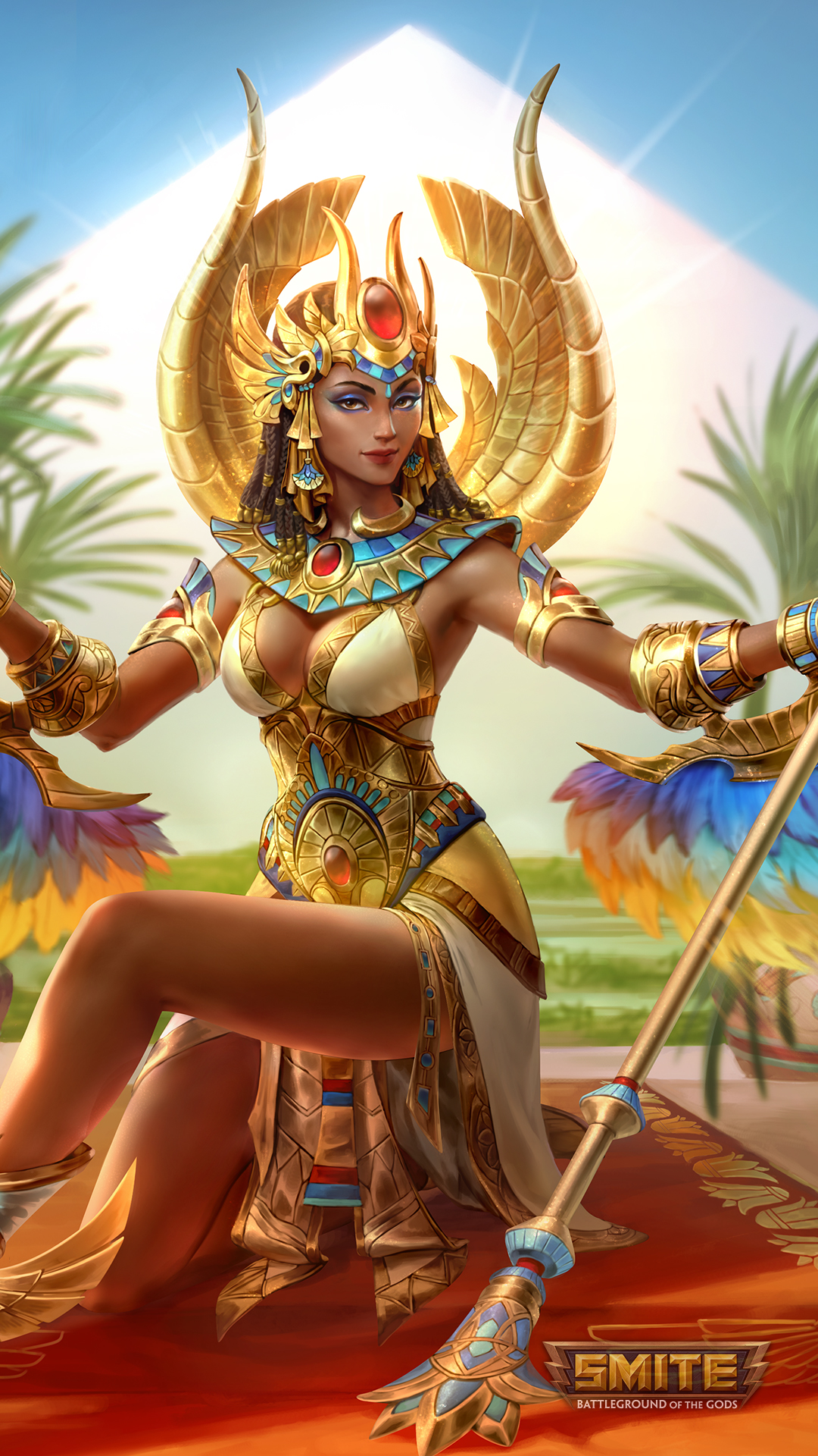 Descarga gratuita de fondo de pantalla para móvil de Videojuego, Smite, Isis (Hiere).