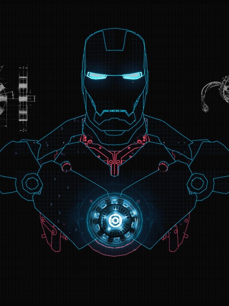 Handy-Wallpaper Iron Man, Filme kostenlos herunterladen.