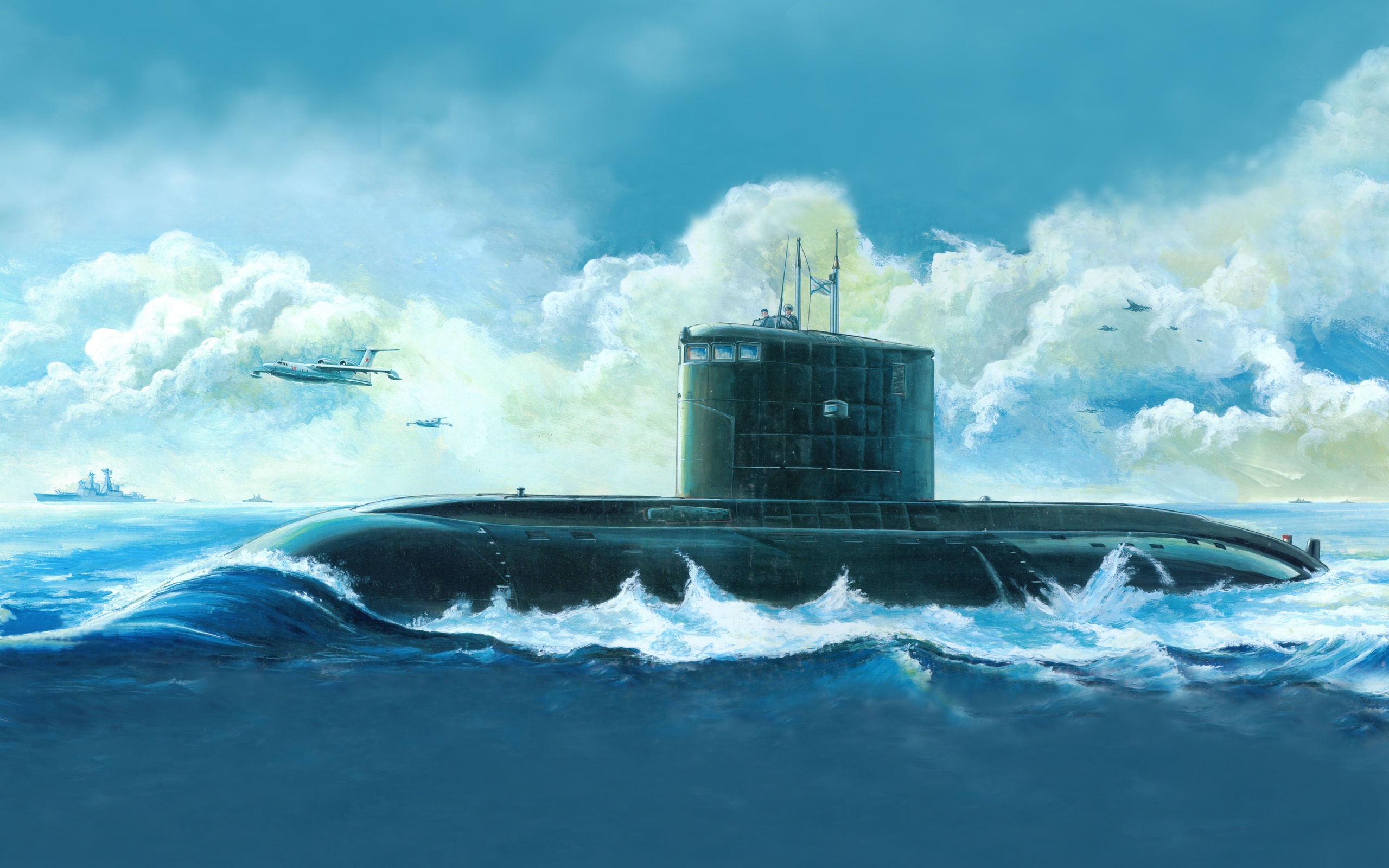 Descarga gratuita de fondo de pantalla para móvil de Submarino, Militar, Buques De Guerra.