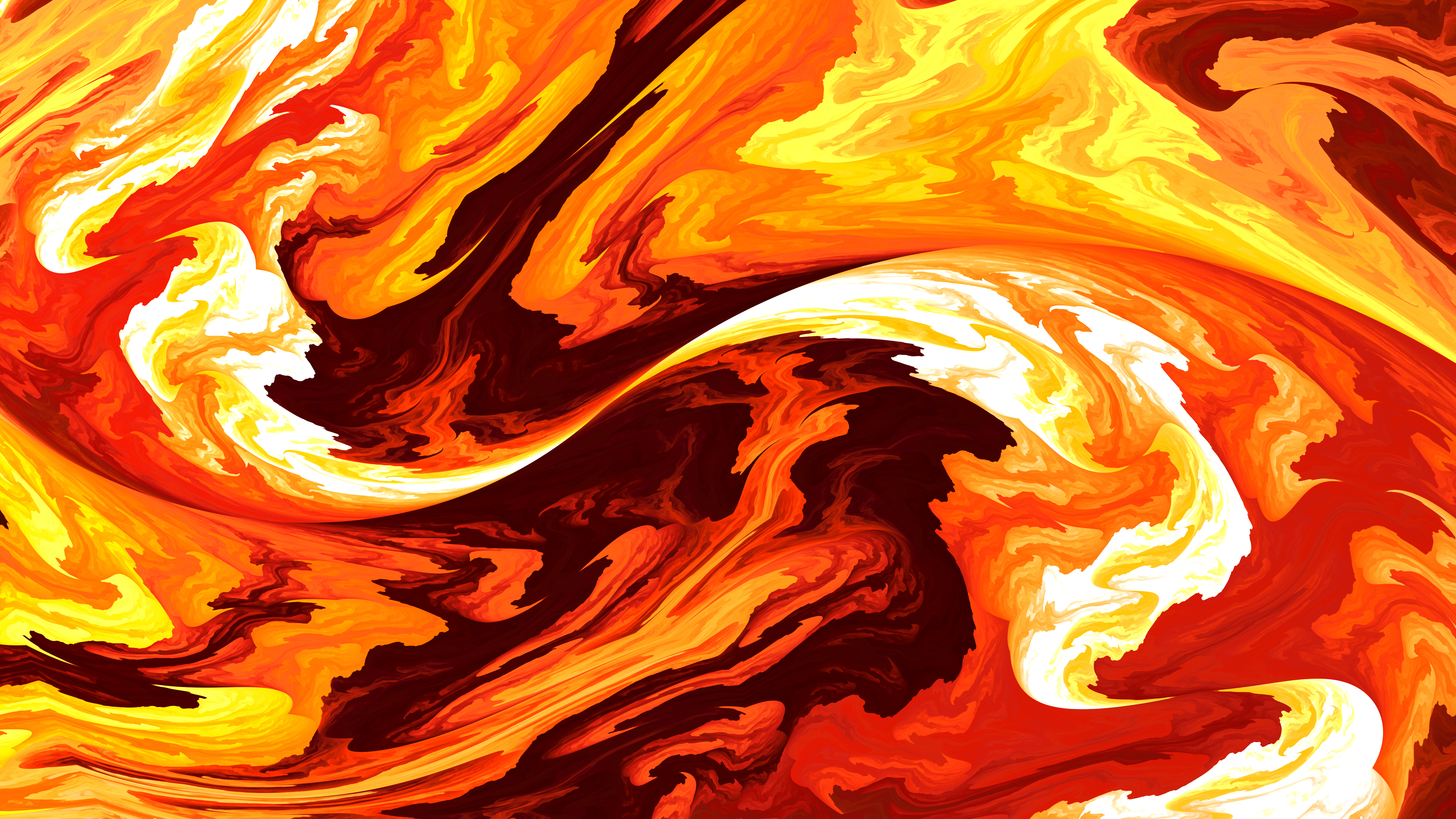 stains, abstract, fractal, spots, flaming, fiery