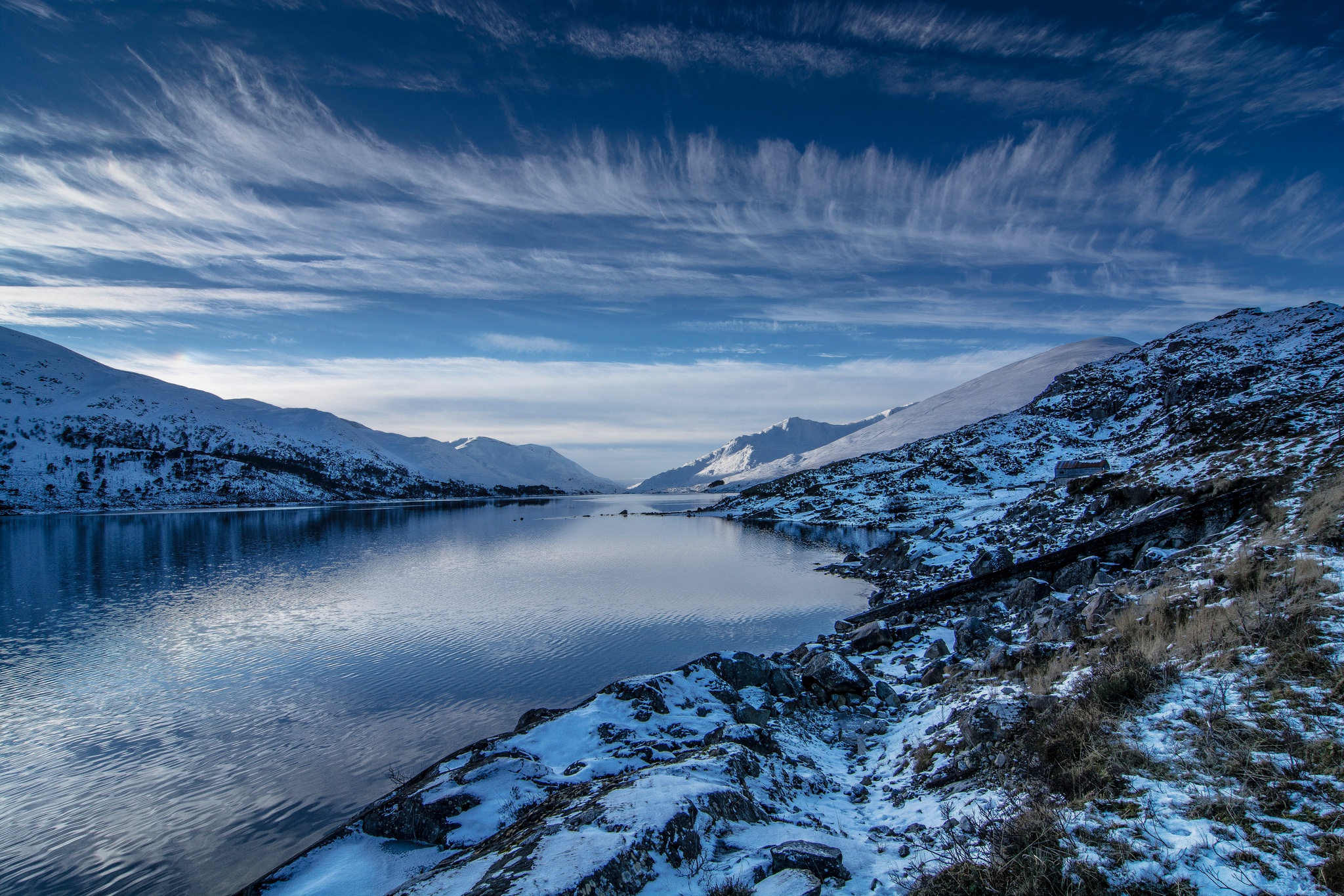 Free download wallpaper Winter, Nature, Lakes, Lake, Earth on your PC desktop