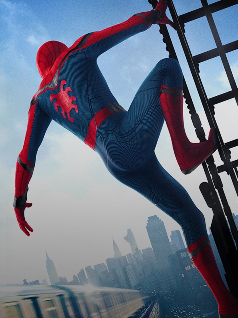 Download mobile wallpaper Spider Man, Movie, Peter Parker, Tom Holland, Spider Man: Homecoming for free.