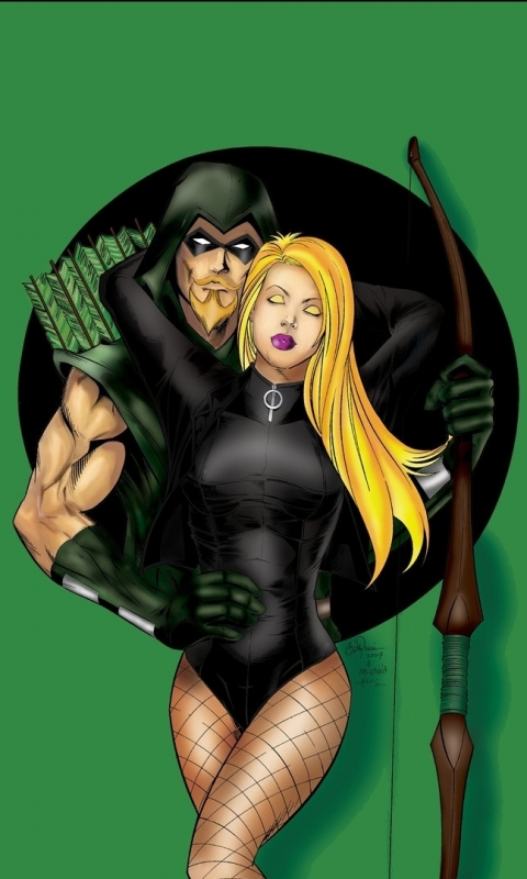 Download mobile wallpaper Comics, Black Canary, Green Arrow for free.
