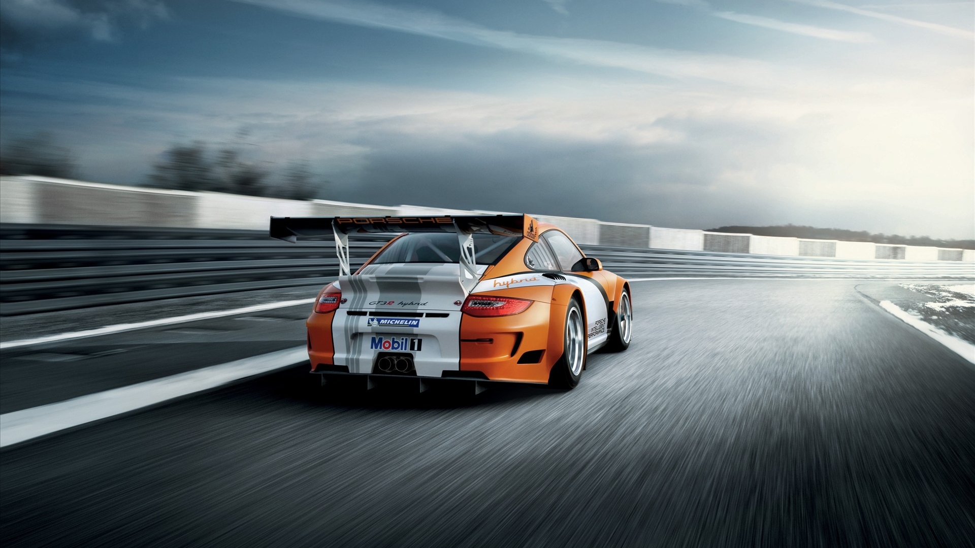 Laden Sie Porsche Gt3R HD-Desktop-Hintergründe herunter