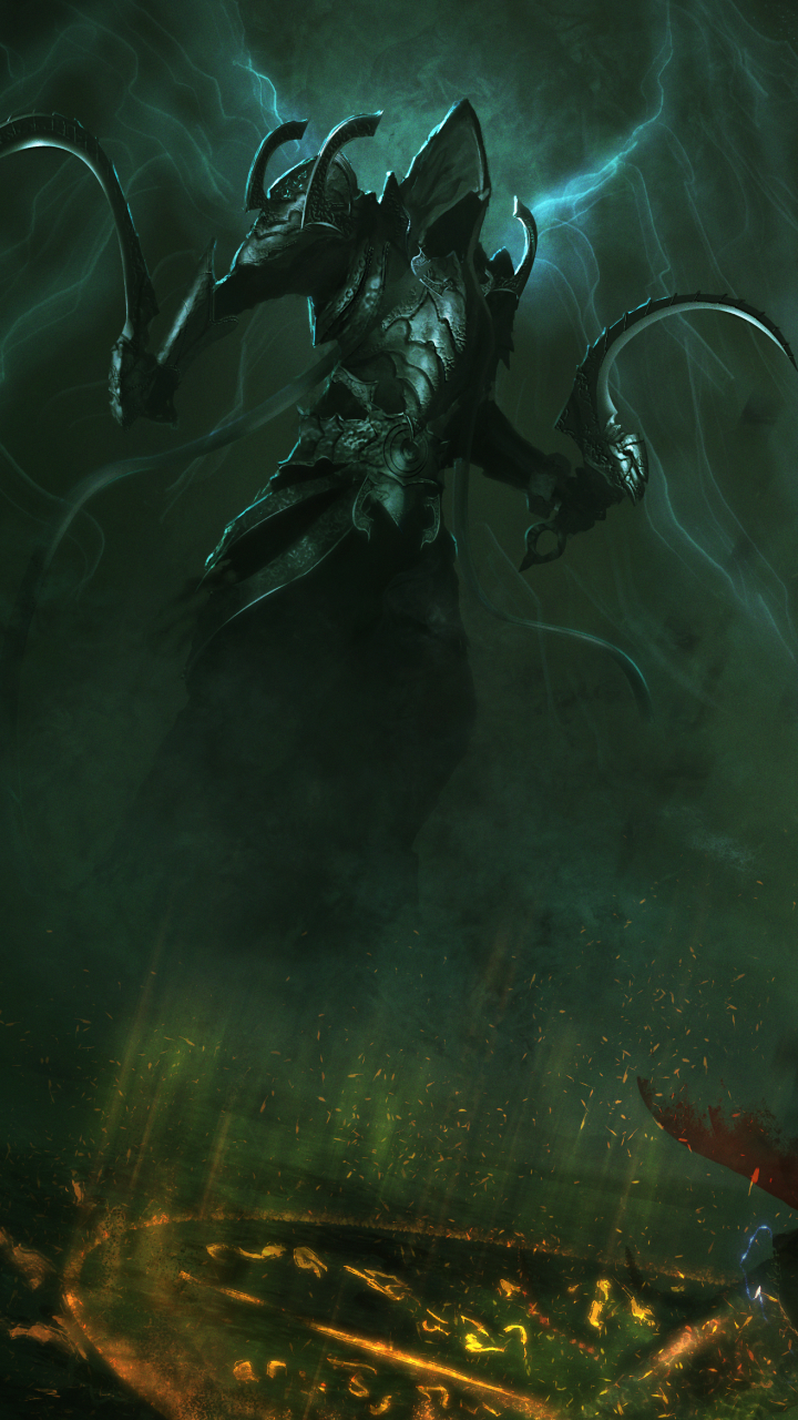 Baixar papel de parede para celular de Diablo, Videogame, Monge (Diablo Iii), Maltael (Diablo Iii), Diablo Iii: Reaper Of Souls gratuito.
