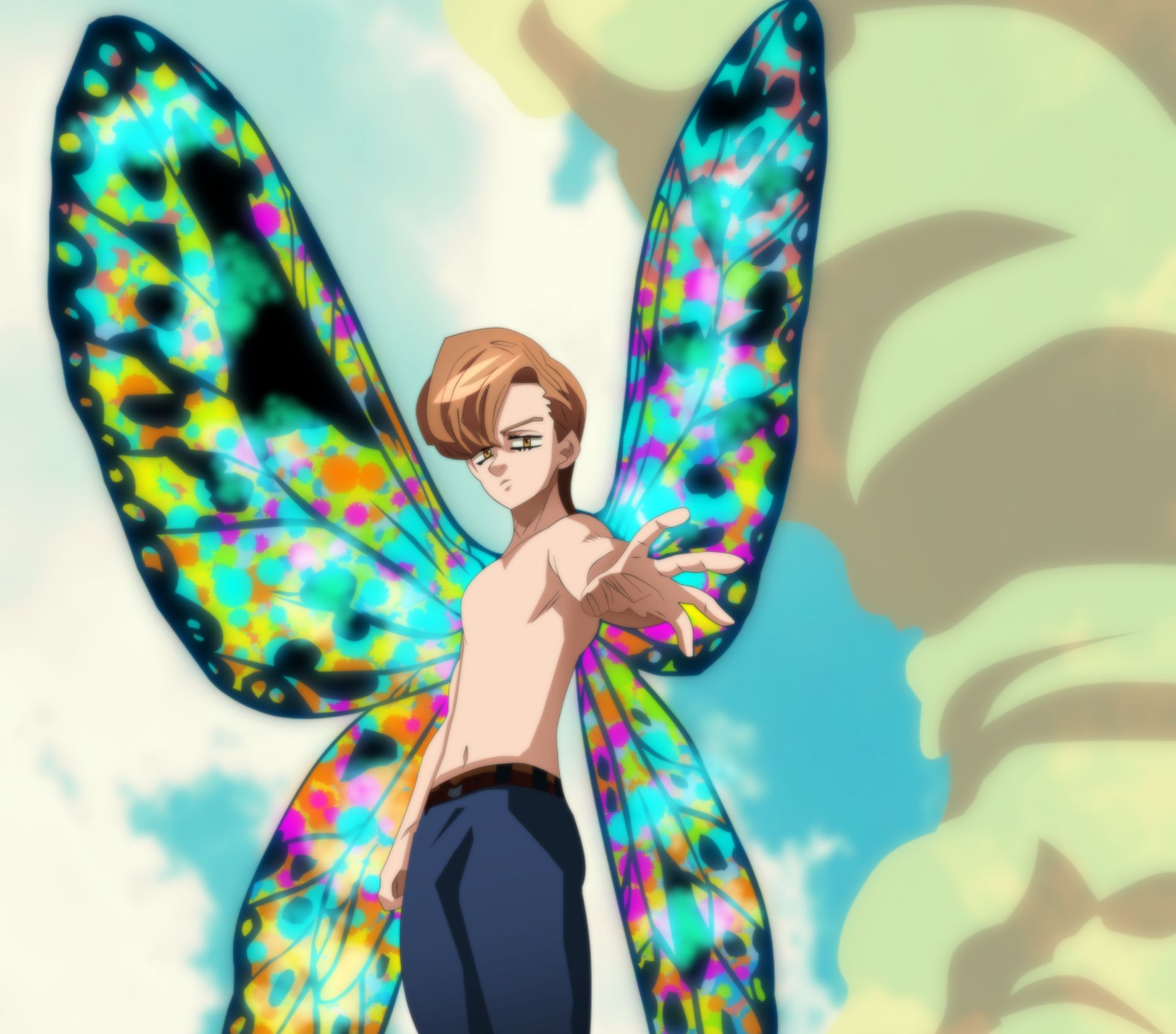 king (the seven deadly sins), fairy, anime, the seven deadly sins, wings