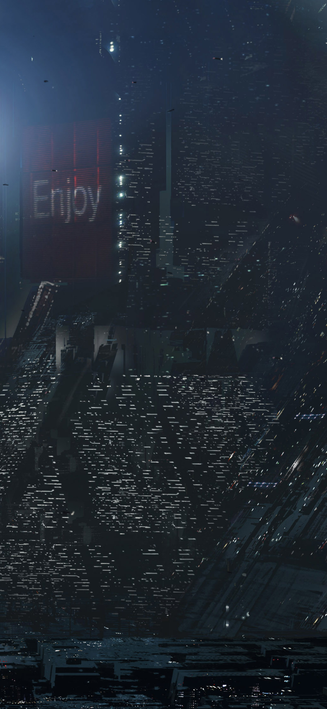 Download mobile wallpaper City, Skyscraper, Building, Futuristic, Movie, Blade Runner 2049 for free.