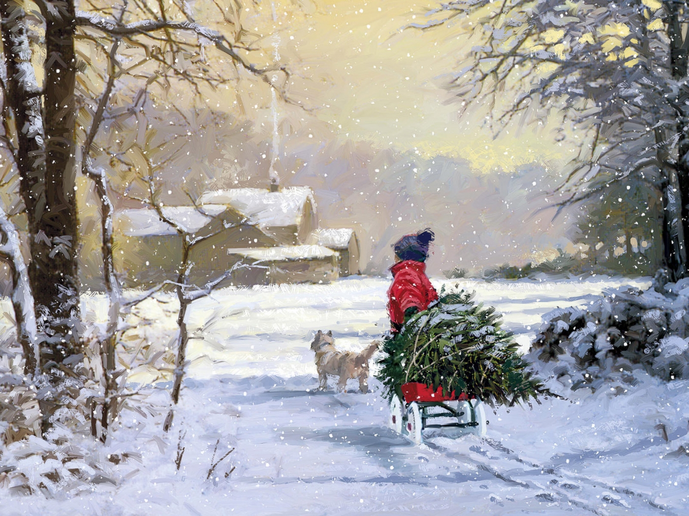 children, pictures, winter wallpaper for mobile