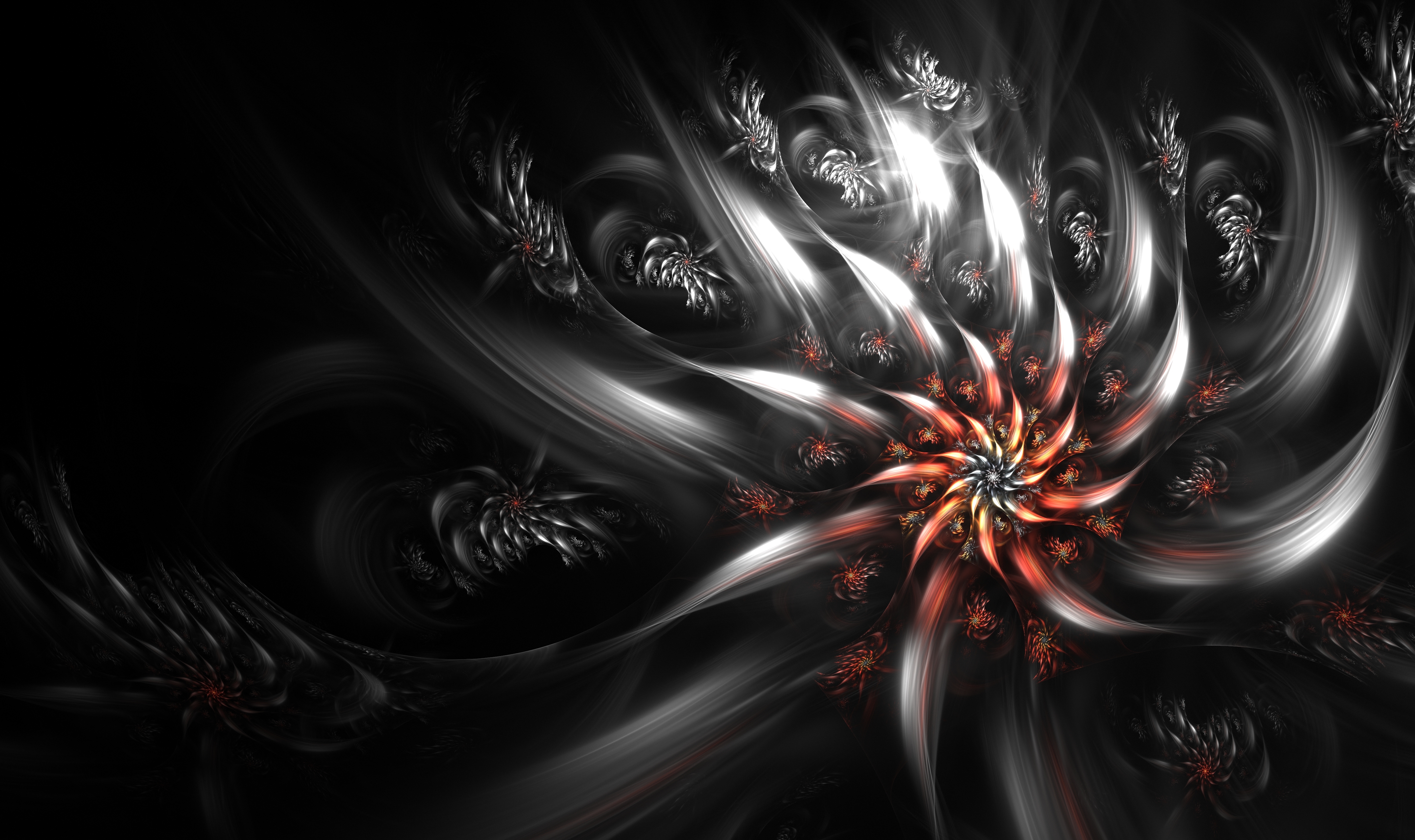 Free download wallpaper Abstract, Flower, Fractal on your PC desktop